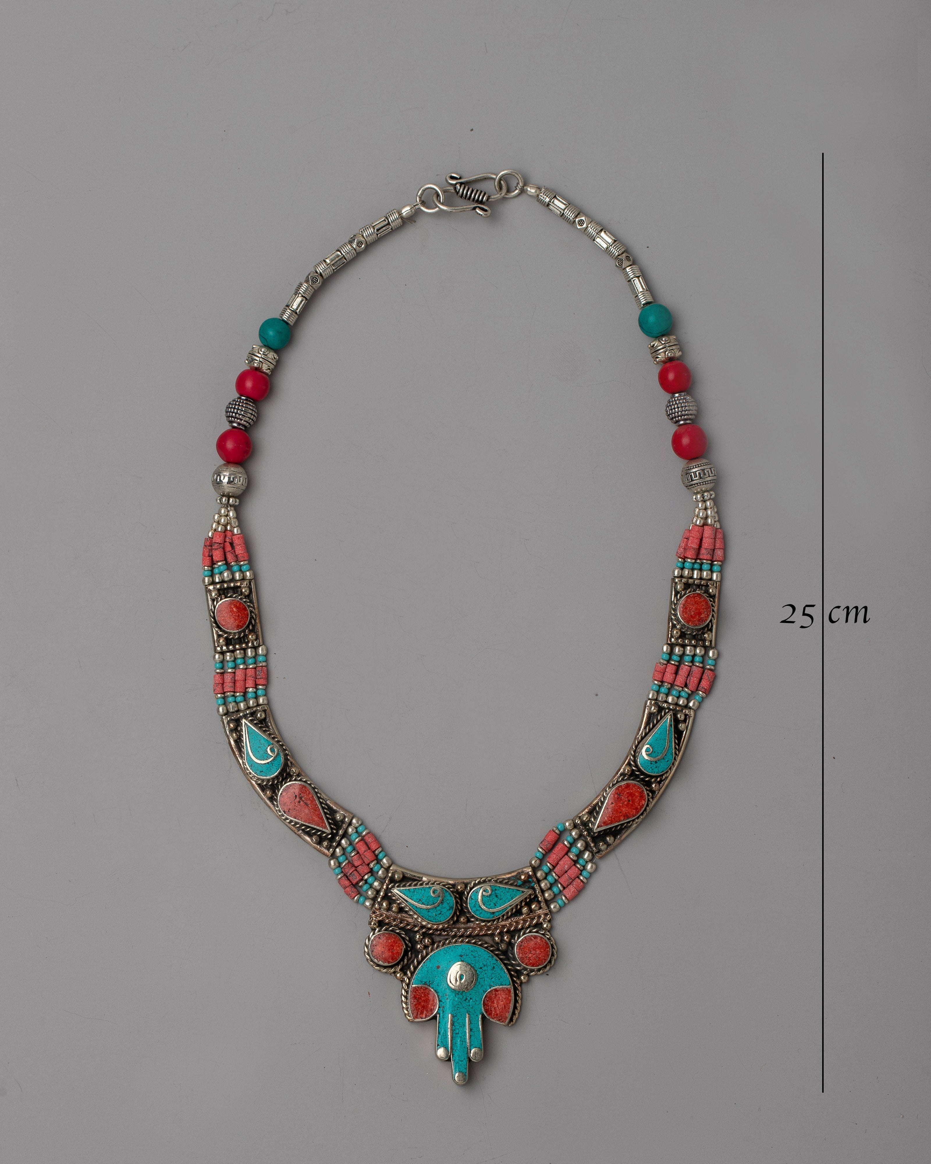 White Metal Necklace | Silver-Plated for Timeless Beauty and Versatile Style