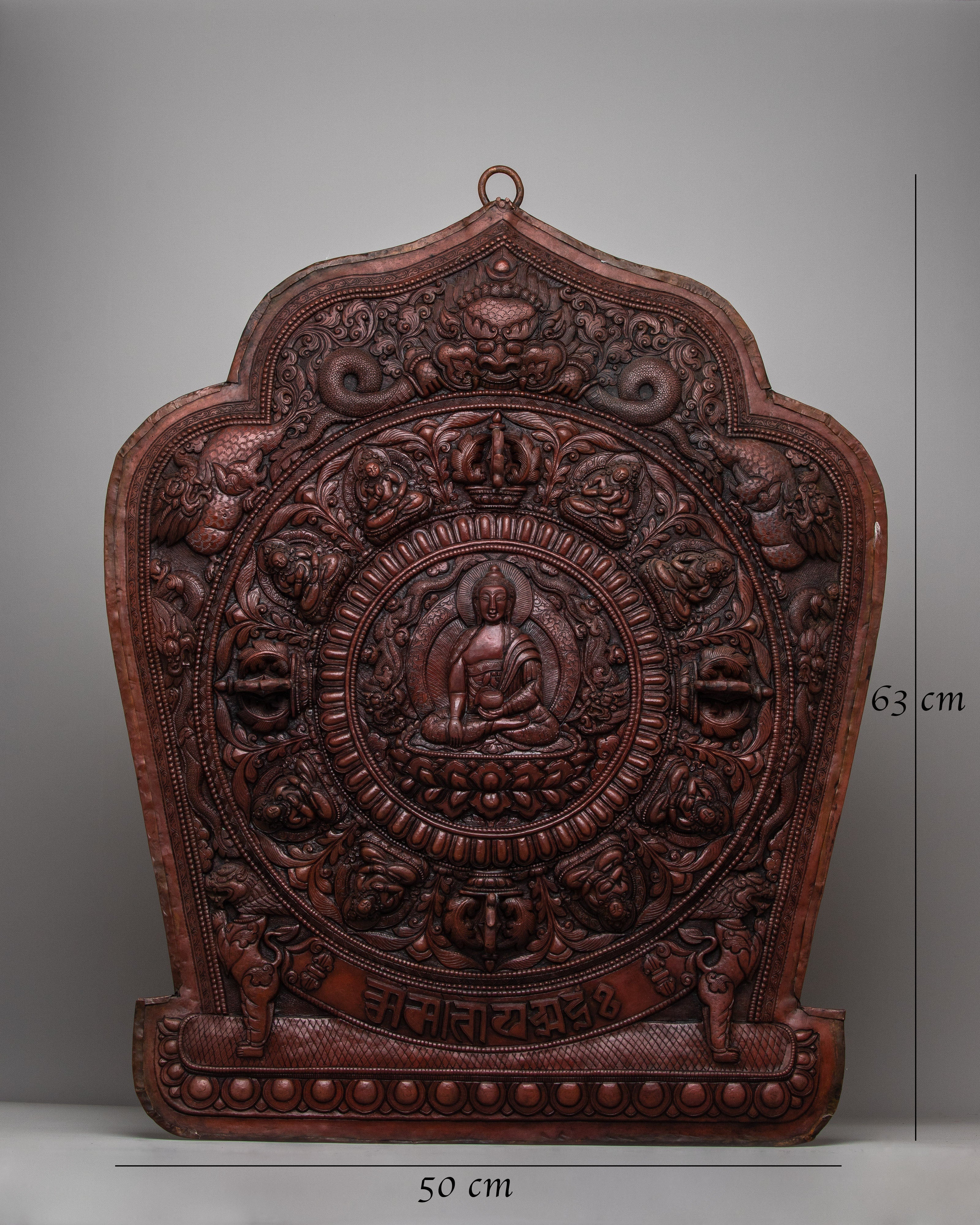Shakyamuni Buddha Buddhist Handmade Wall Hanger | Intricately Crafted Buddhist Art for Sacred Decor