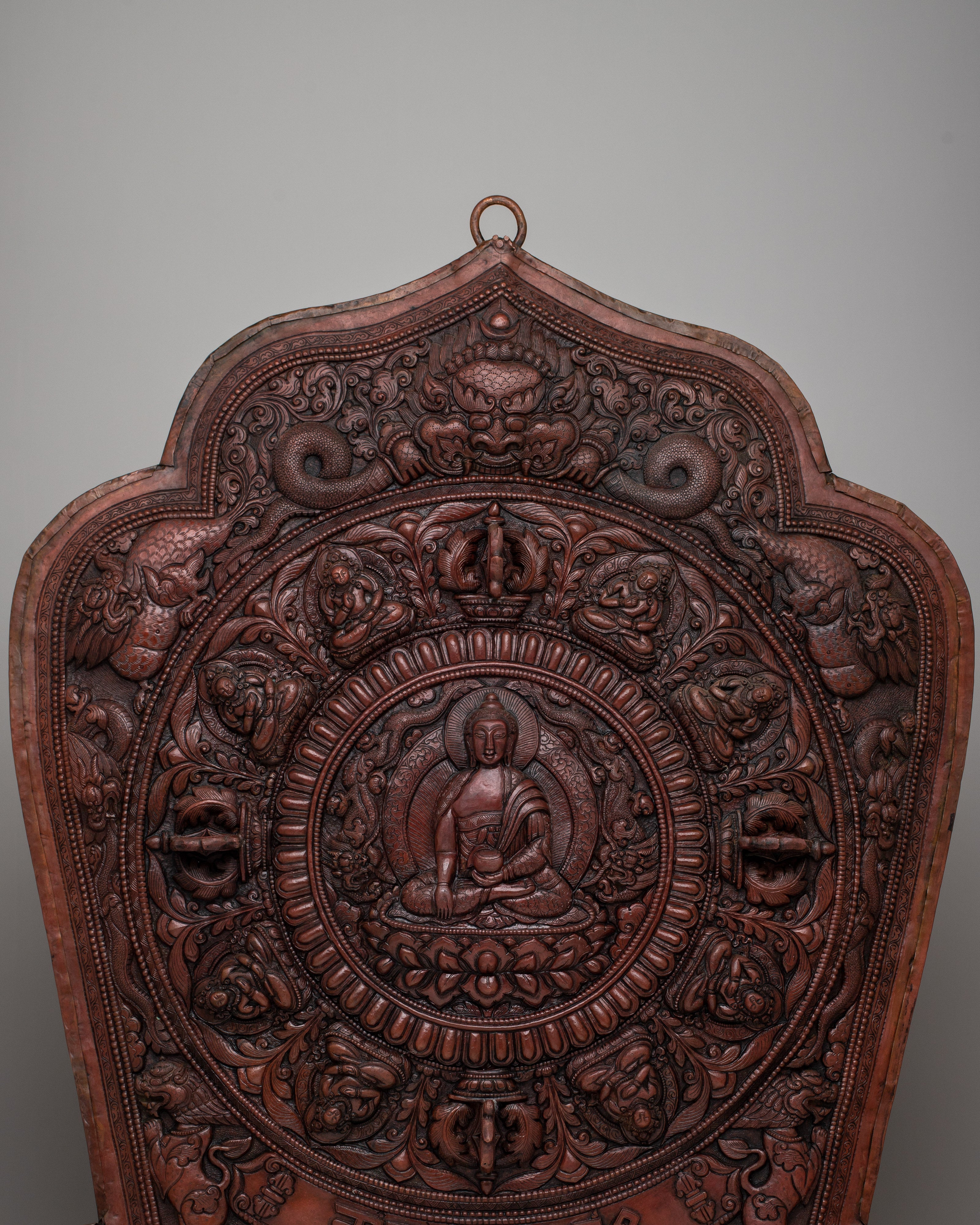 Shakyamuni Buddha Buddhist Handmade Wall Hanger | Intricately Crafted Buddhist Art for Sacred Decor