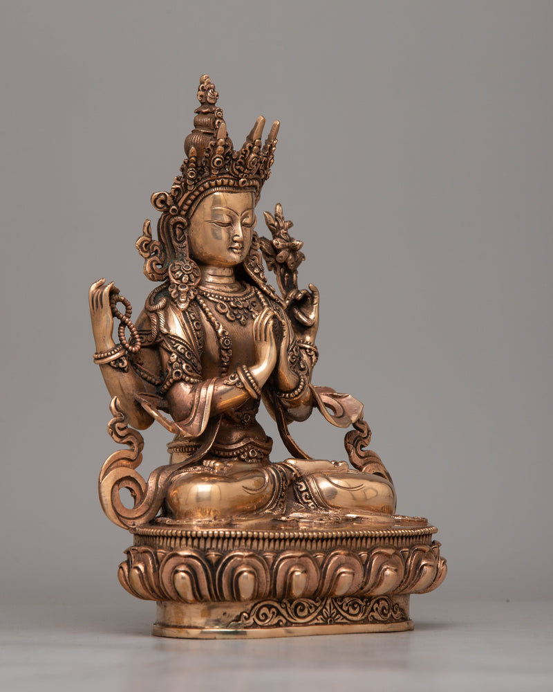 Statue of Chenrezig | Radiating Divine Compassion and Loving-Kindness