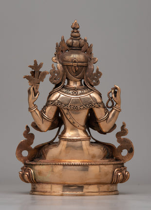 Statue of Chenrezig | Radiating Divine Compassion and Loving-Kindness