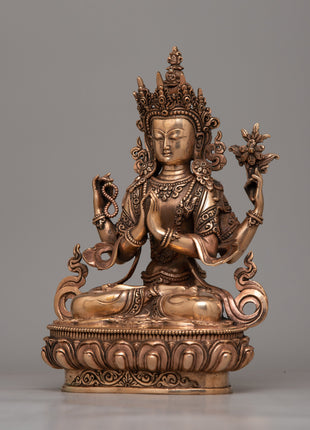 Statue of Chenrezig | Radiating Divine Compassion and Loving-Kindness