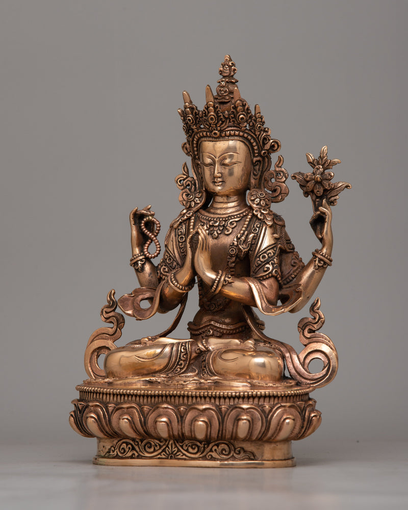 Statue of Chenrezig | Radiating Divine Compassion and Loving-Kindness