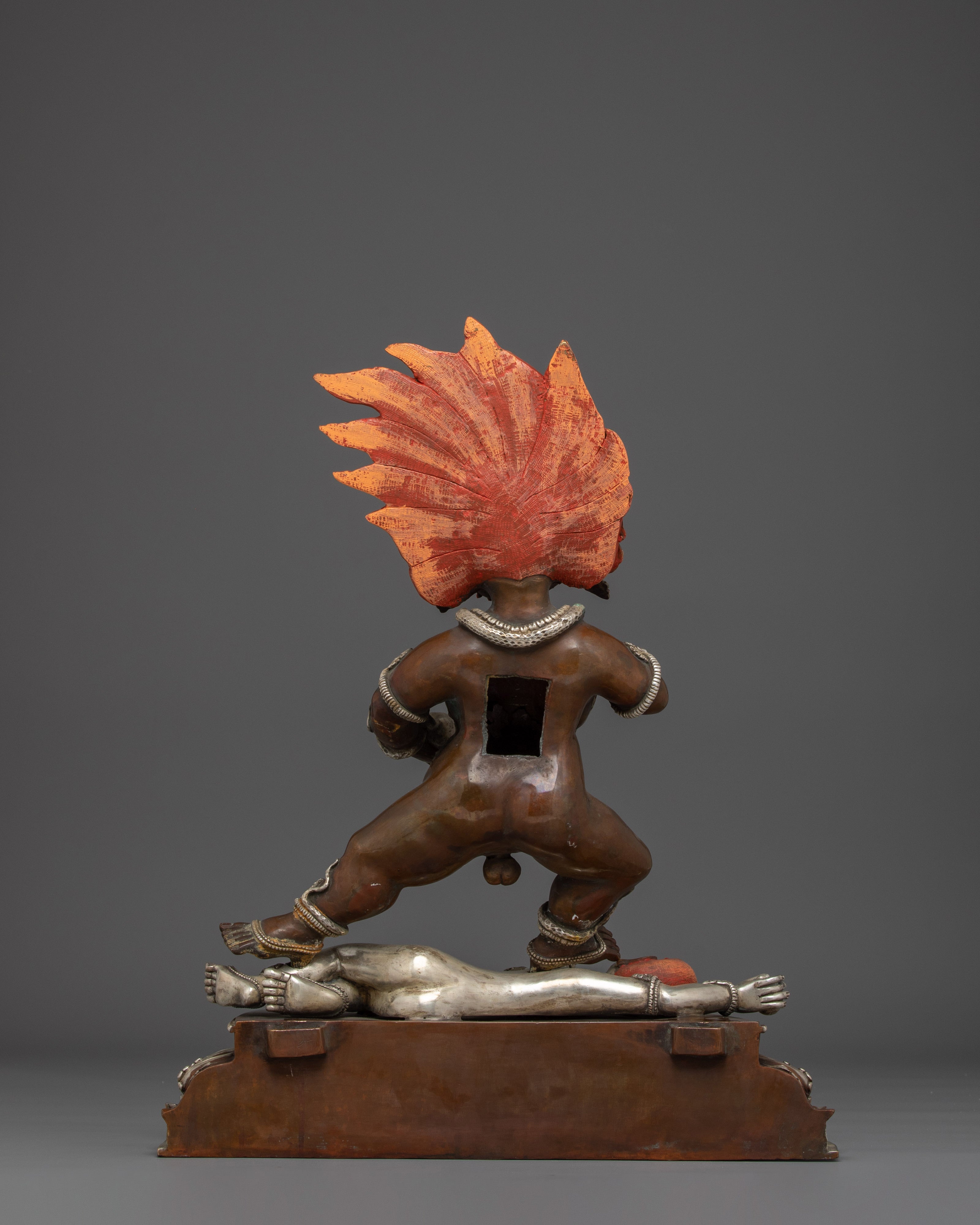 Statue of Vajrayana Black Dzambhala | Wealth Deity