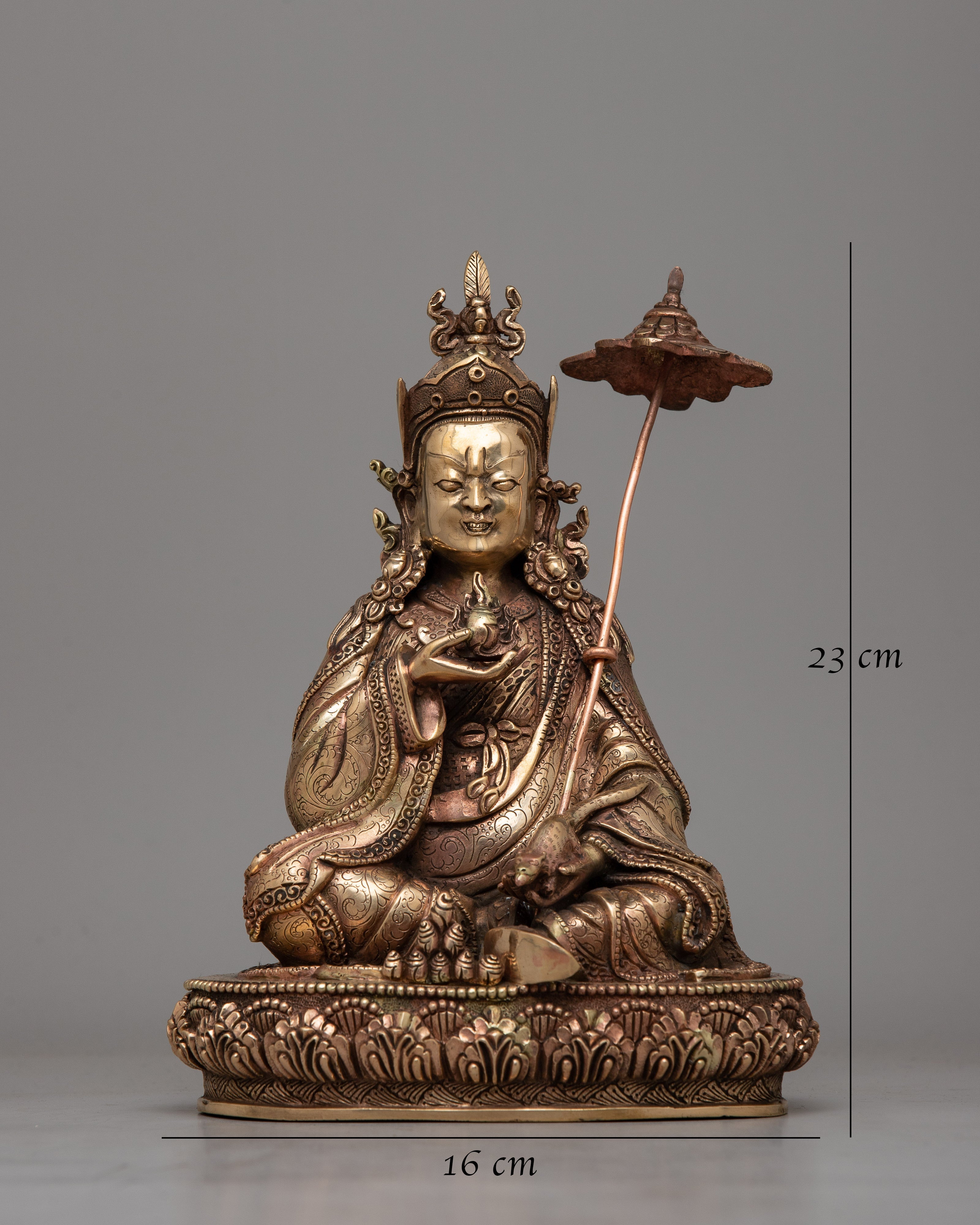Lama Orgyen Khandro Norlha Statue | Honoring the Enlightened Master in Copper