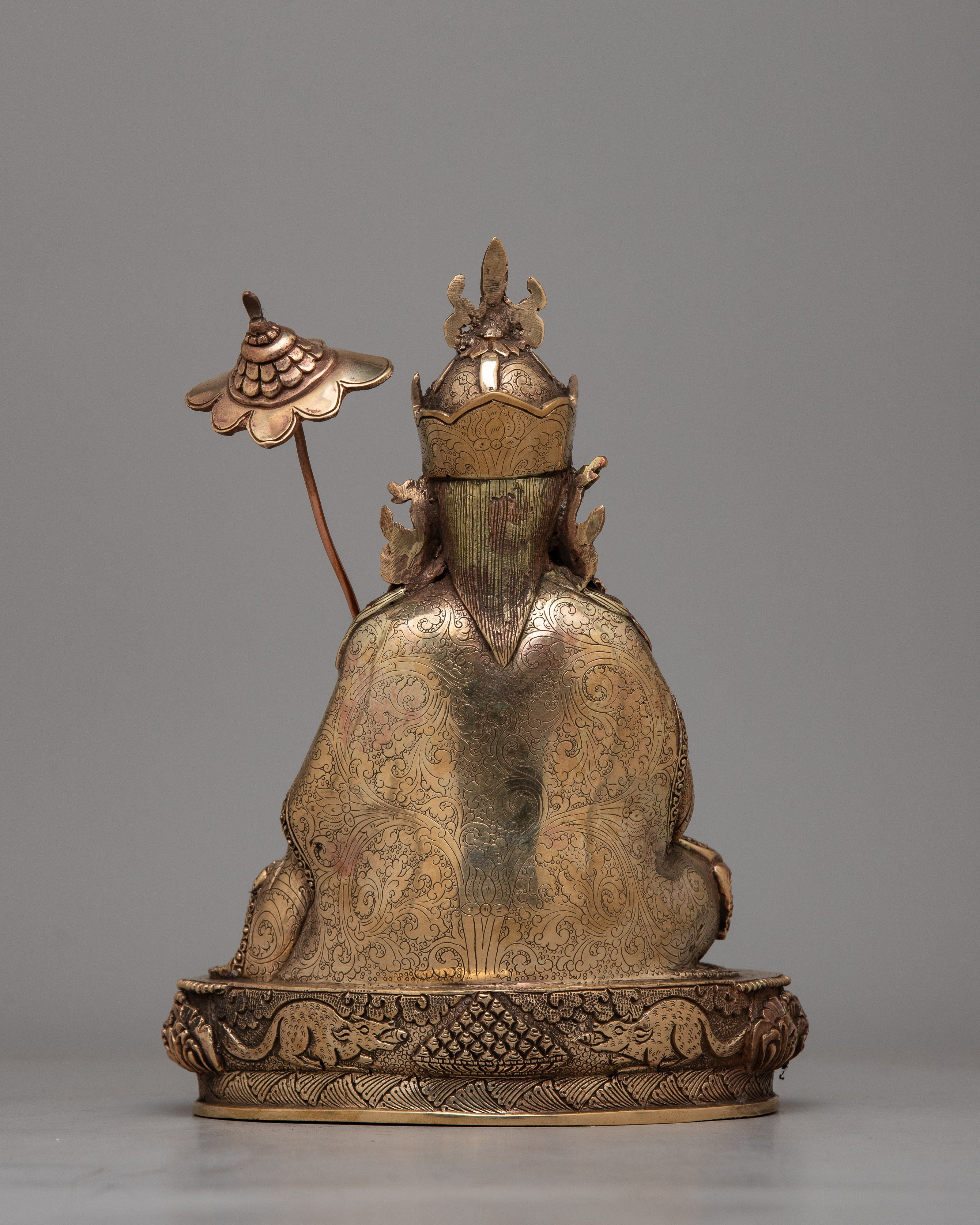 Lama Orgyen Khandro Norlha Statue | Honoring the Enlightened Master in Copper