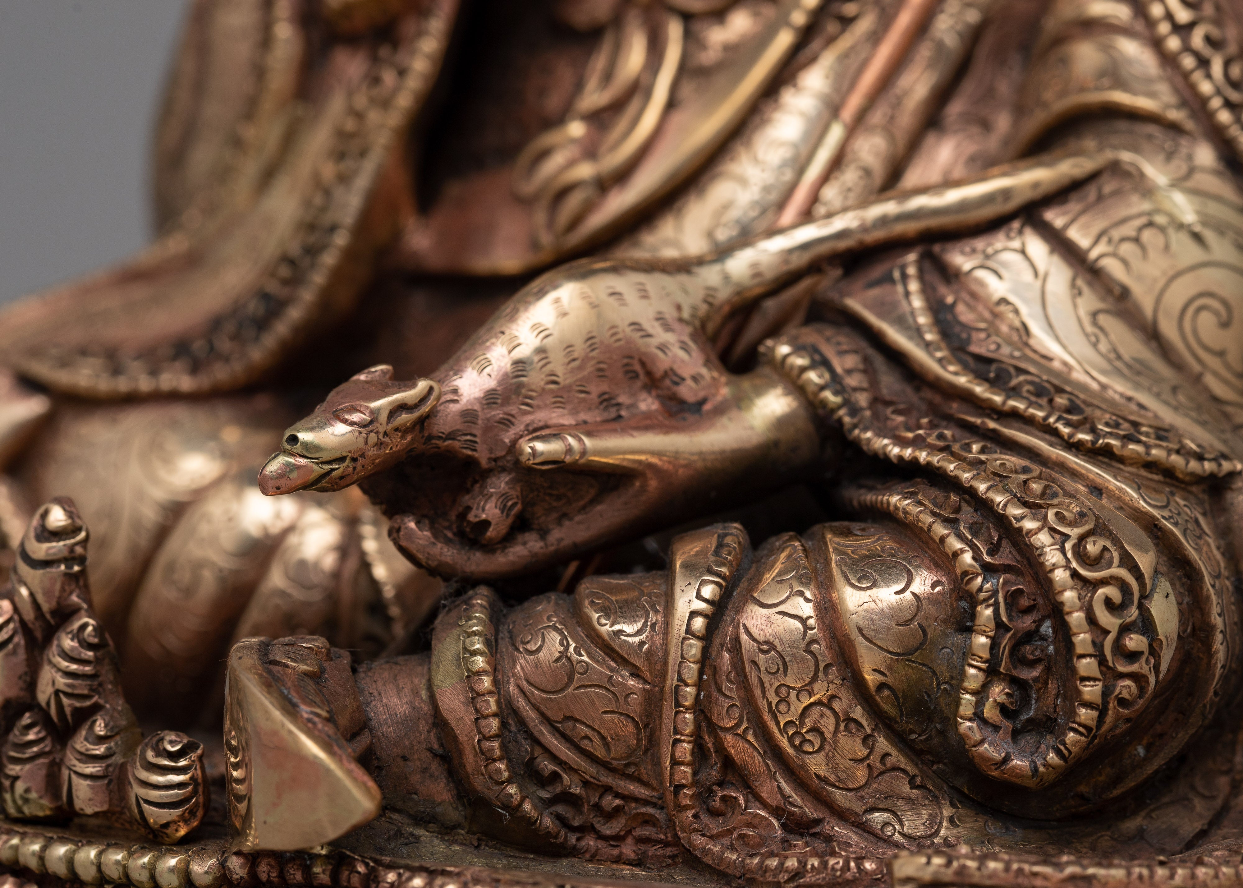Lama Orgyen Khandro Norlha Statue | Honoring the Enlightened Master in Copper