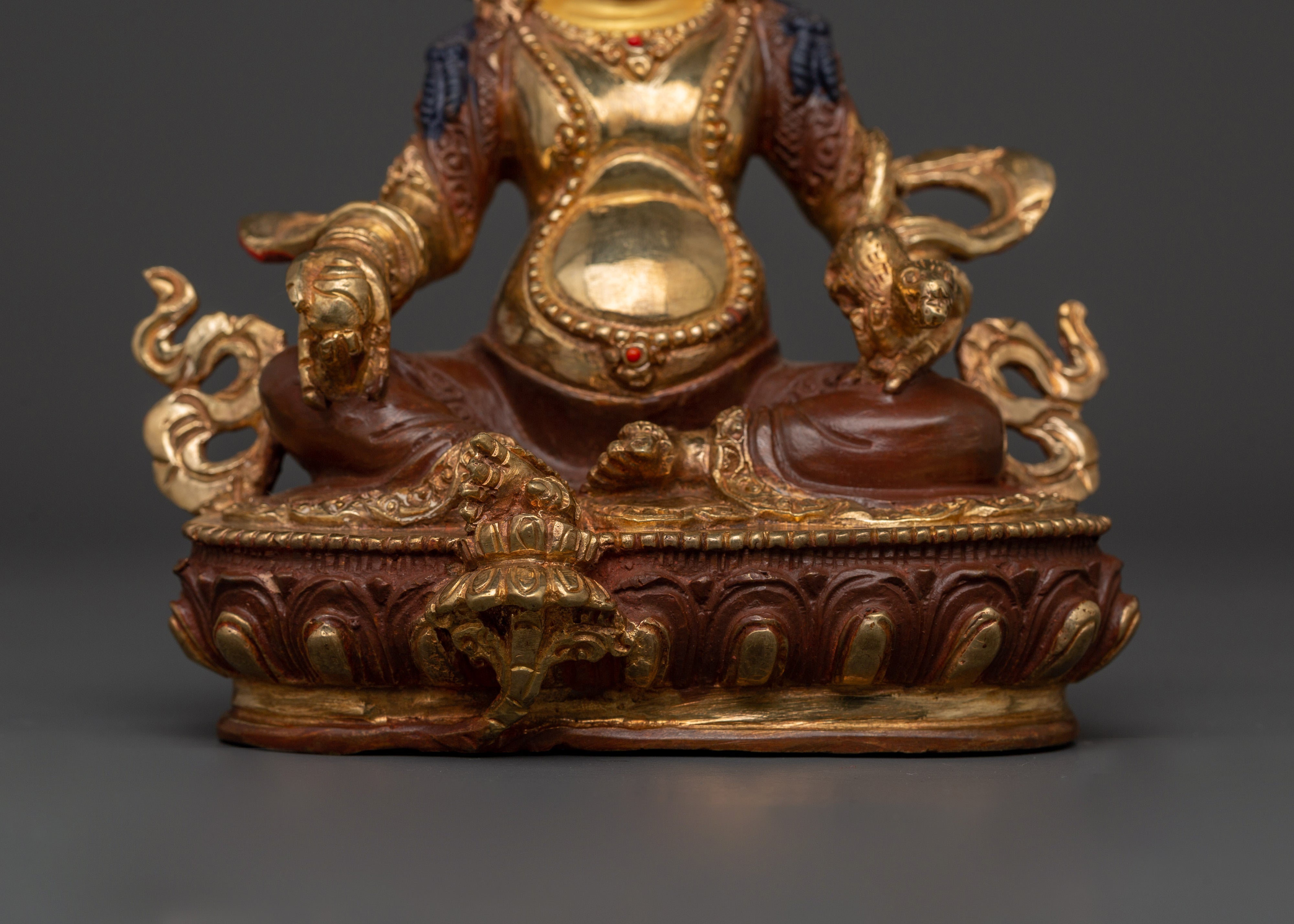 Sacred Money Deity Dzambhala Statue | Tibetan Wealth God