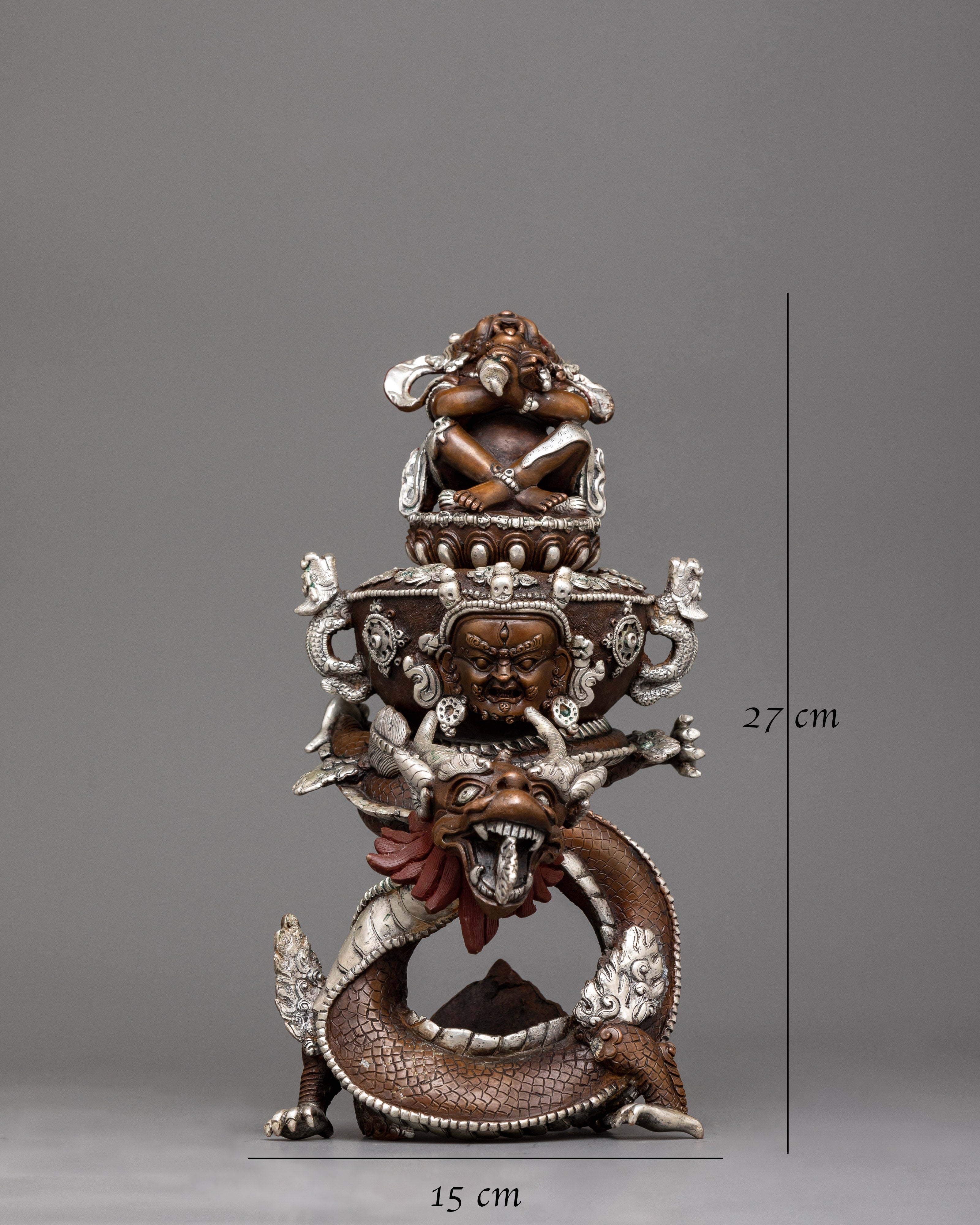 Vajradaka Dragon Incense Burner | Dragon Incense Burner for Spiritual Purification