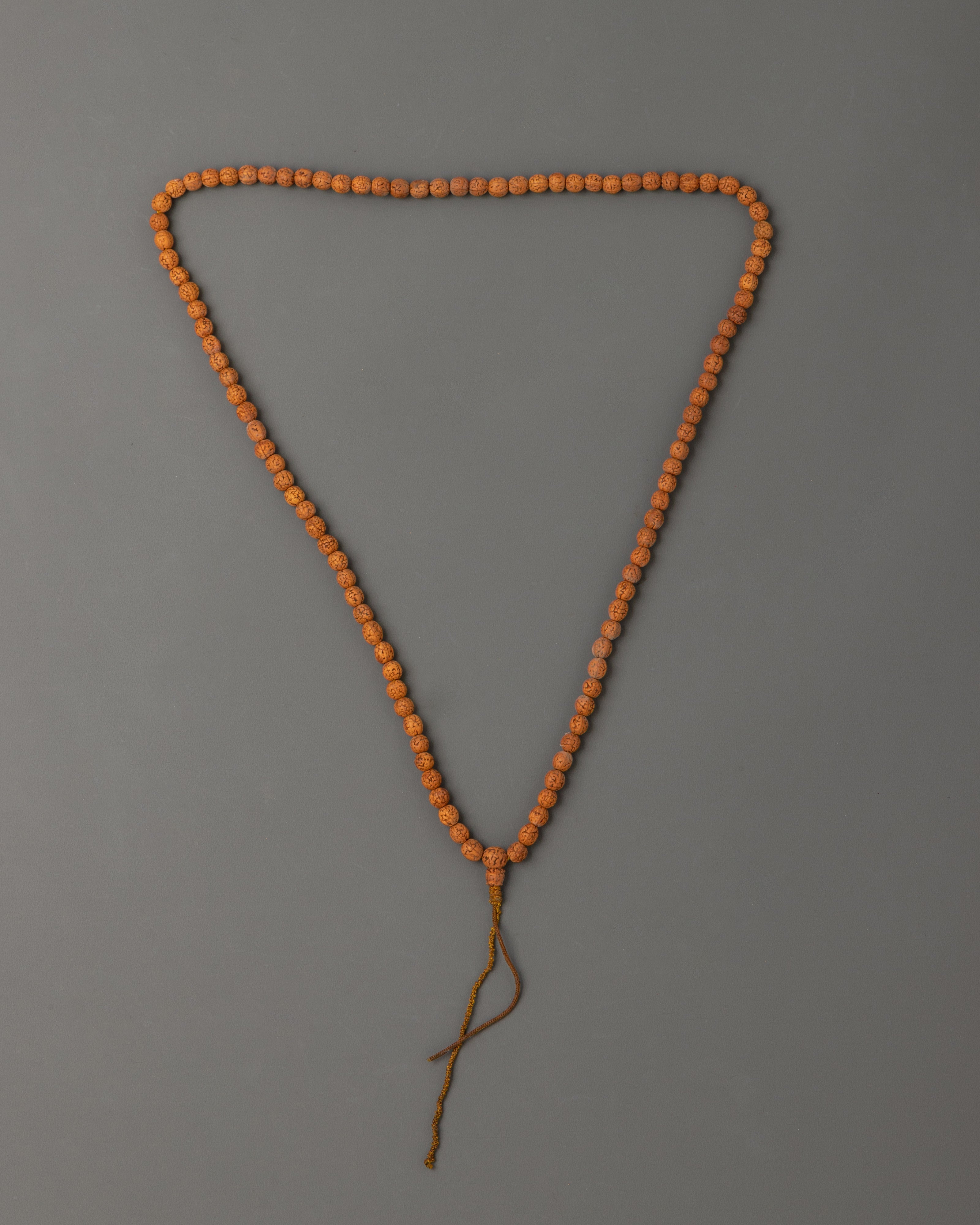 Wood Carved Mala for Prayer | Meditation and Yoga Craft