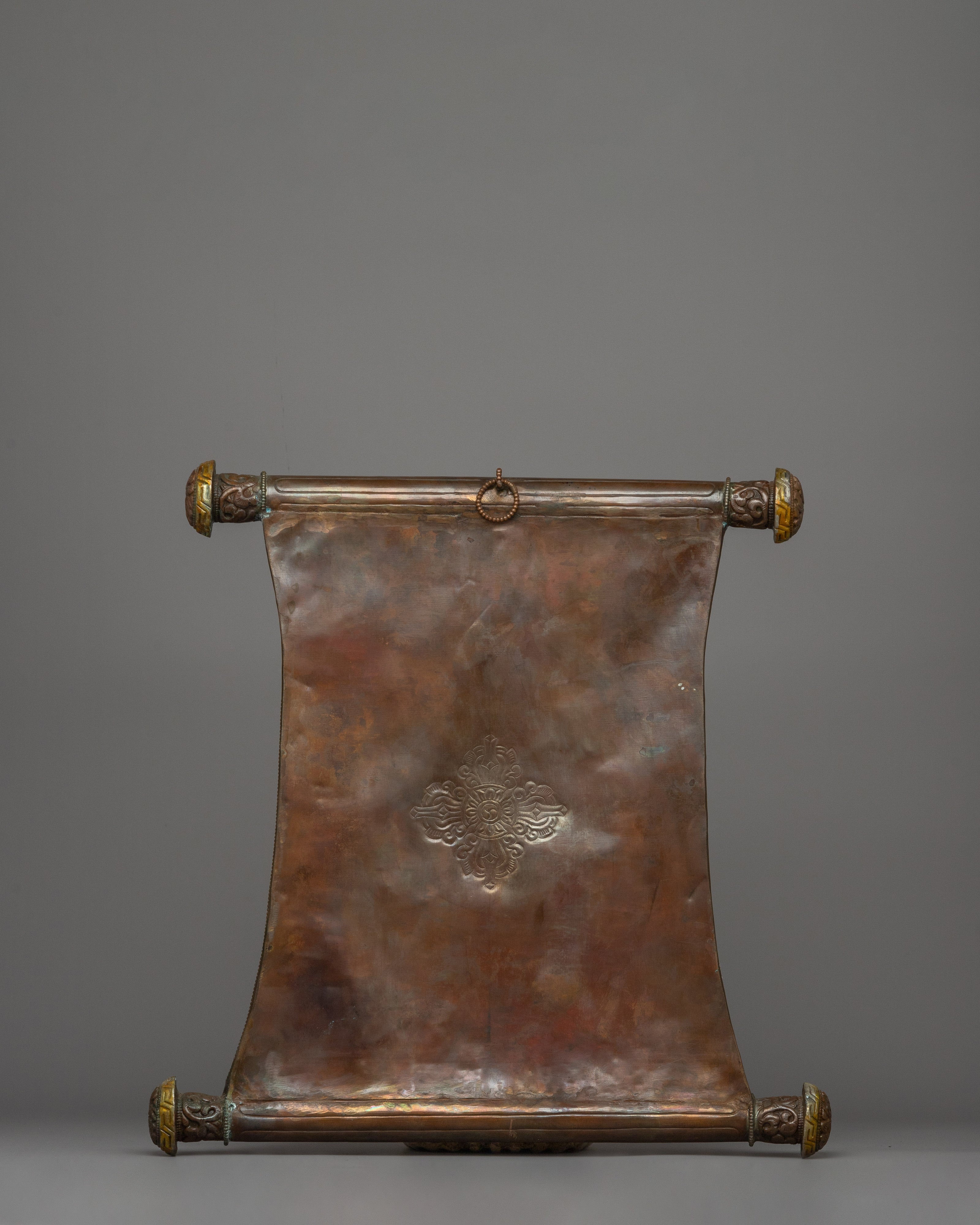 Amitayus Metal Thangka | A sacred Tibetan Buddhist wall art piece