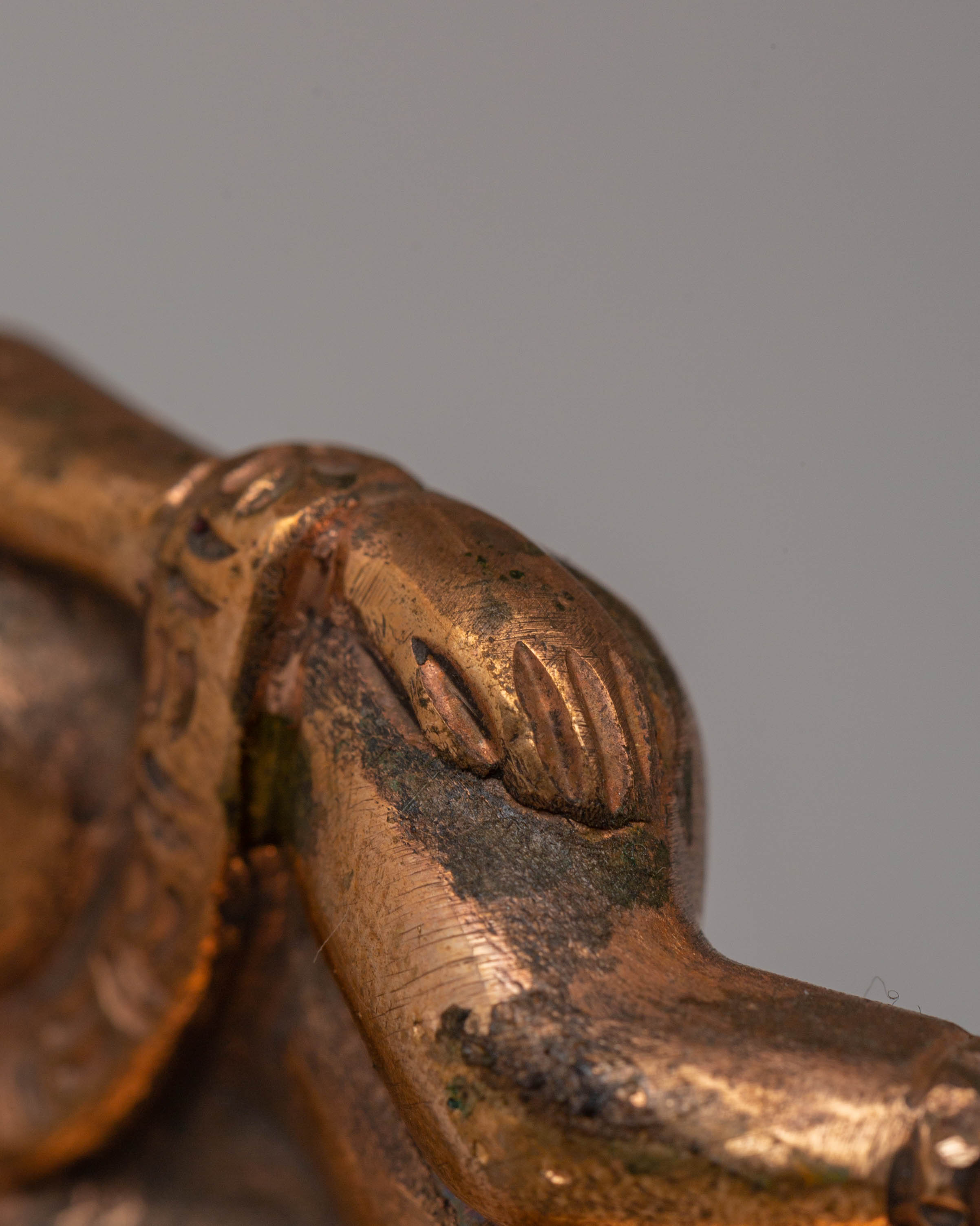 Traditional Sleeping Buddha Statue | Handcrafted Copper Art