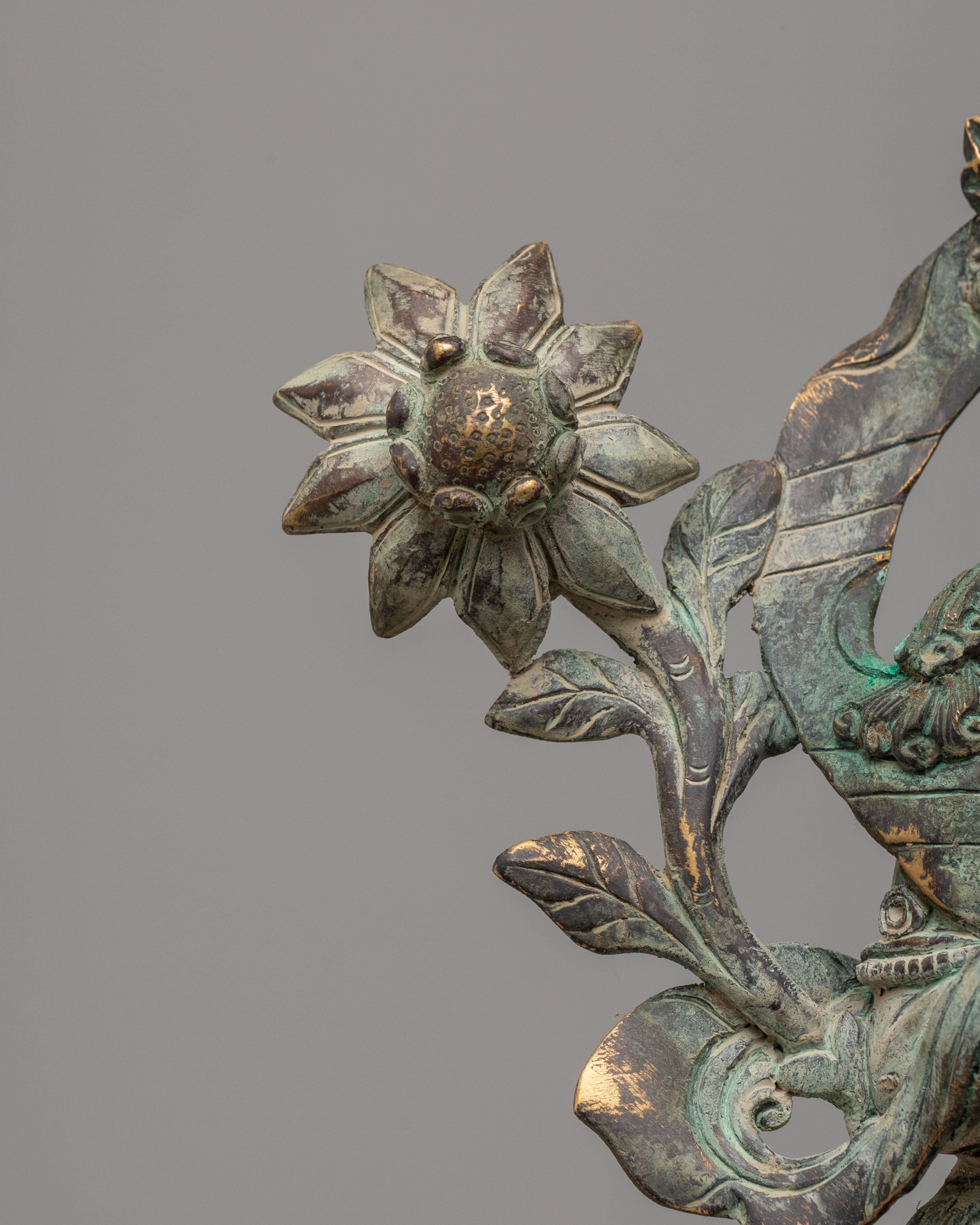 Traditional Siddhaikavira Manjushri Figurine | Spiritual Sculpture for Meditation