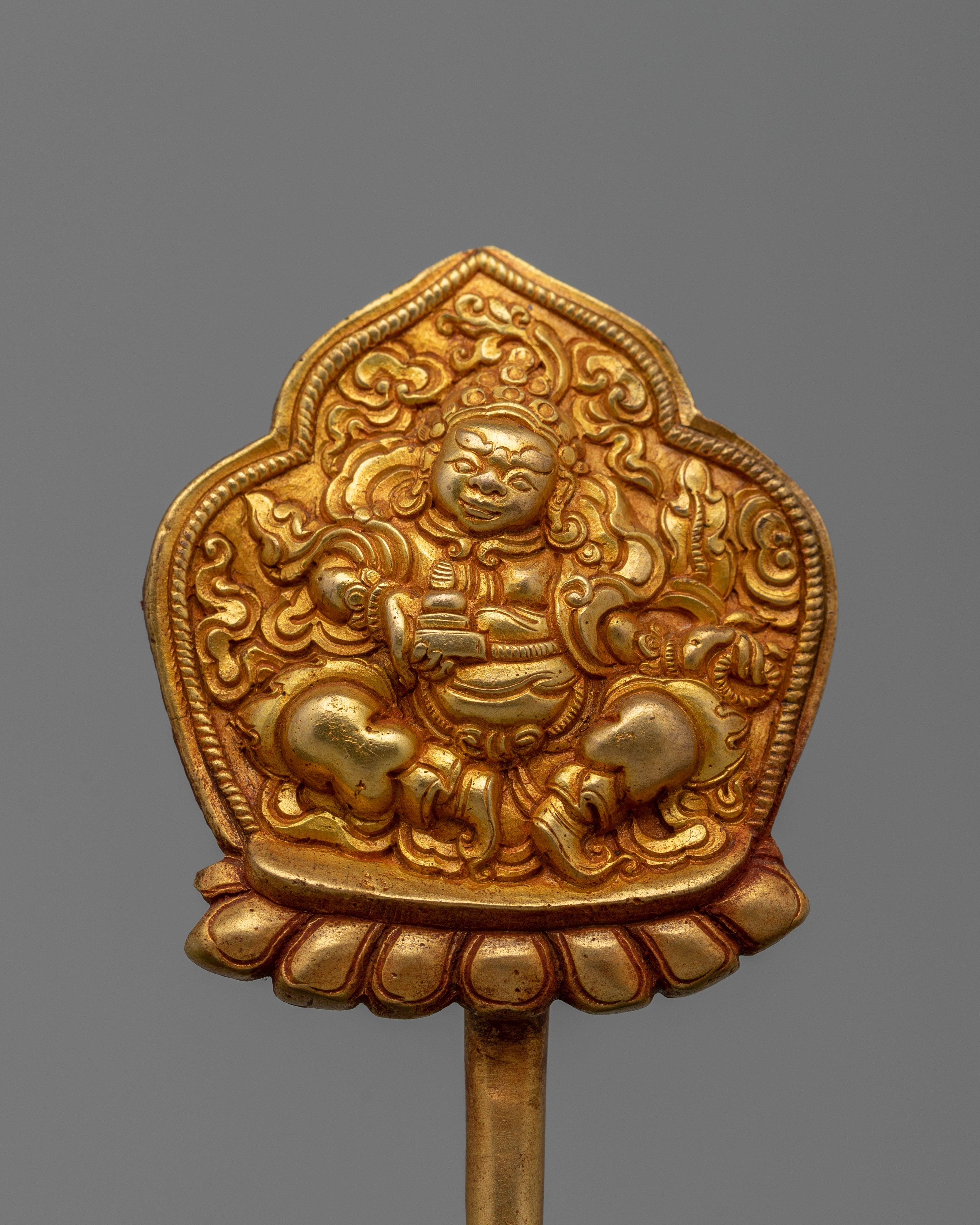 Sacred Dzambhala Statue with Stand | Guardian of Prosperity and Spiritual Wealth