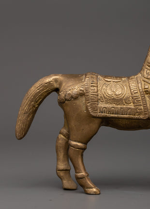 Brass Horse Sculpture for Home Decor | Handcrafted Symbol of Power, Speed & Victory