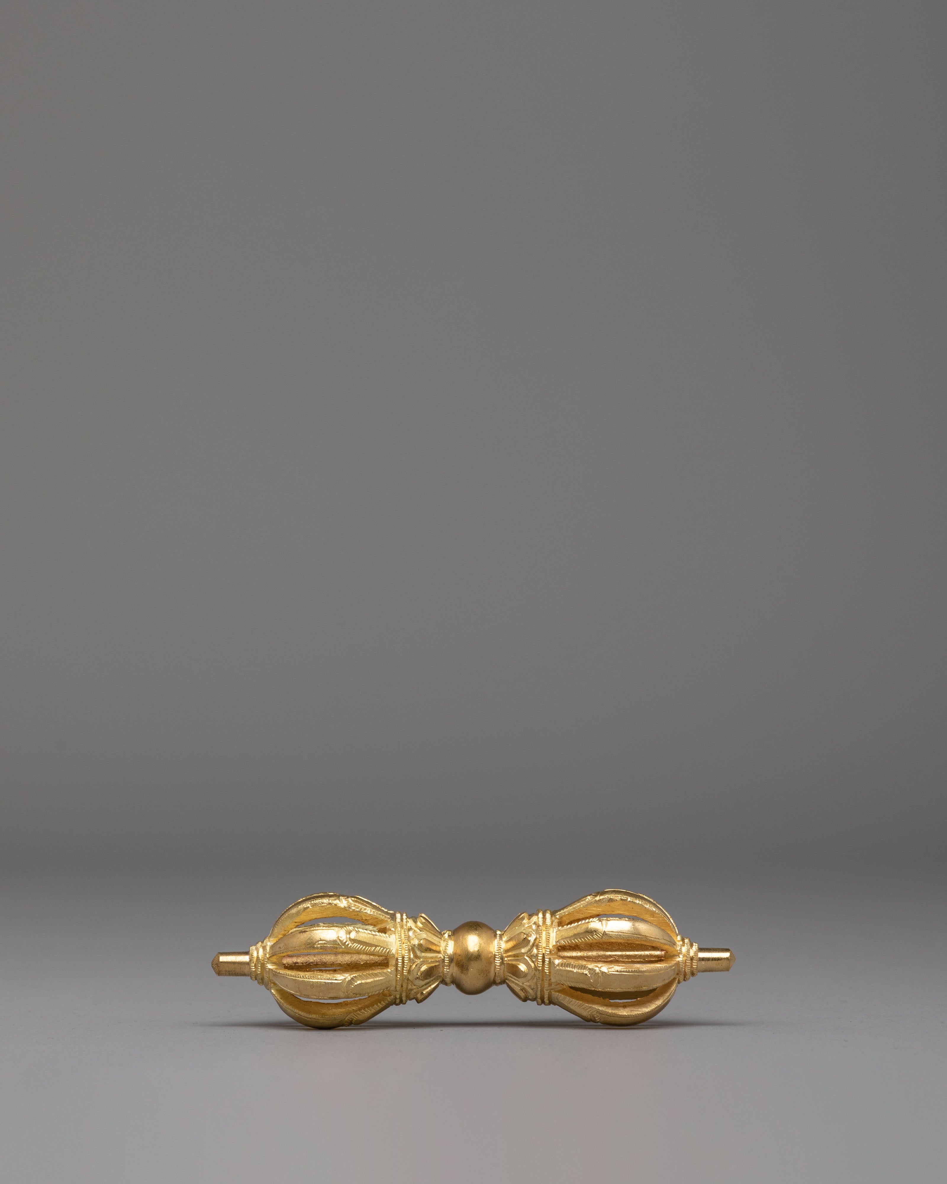Handmade Ritual Vajra and Bell Set | Sacred Vajrayana Meditation Tools