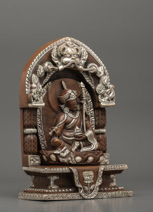 Guru Padmasambhava Tantric Master Sculpture | Tibetan Himalayan Art Work