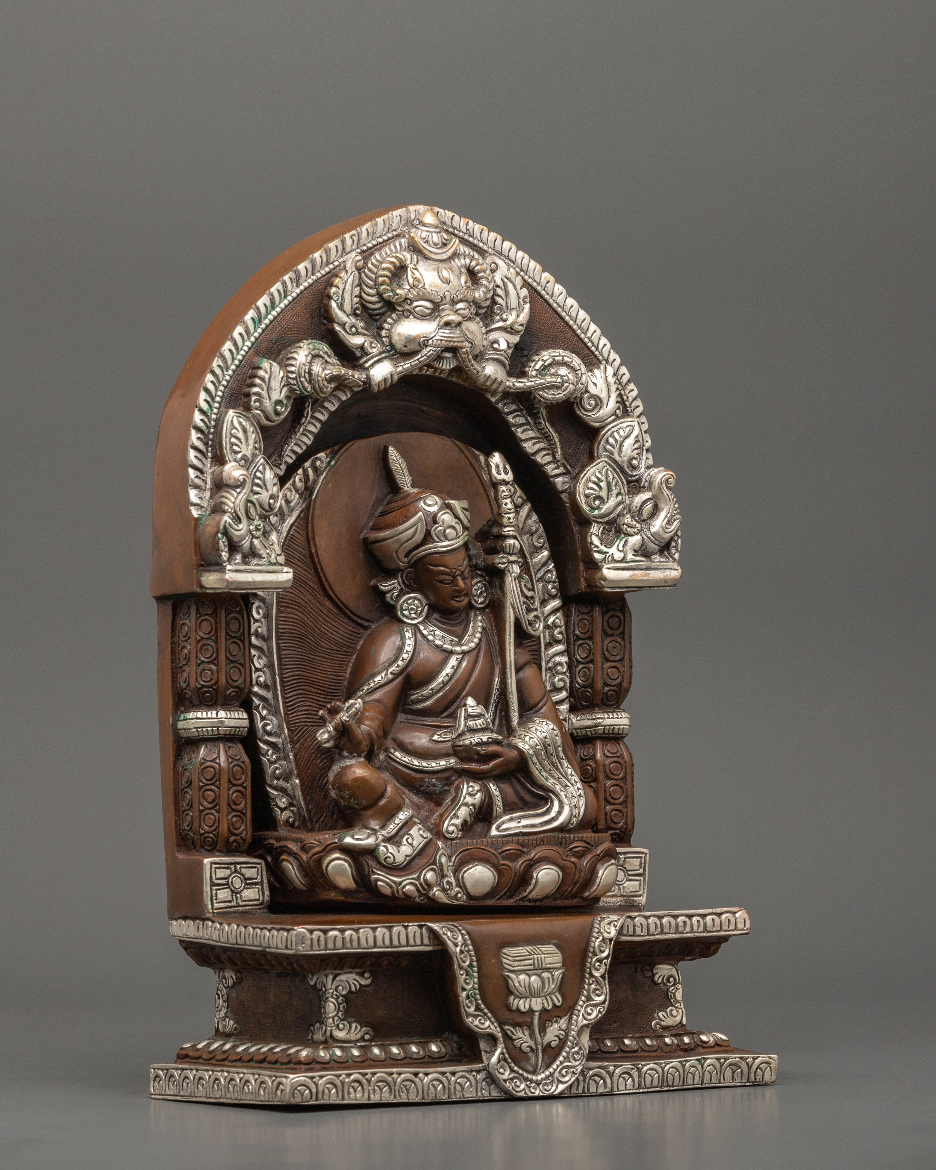 Guru Padmasambhava Tantric Master Sculpture | Tibetan Himalayan Art Work