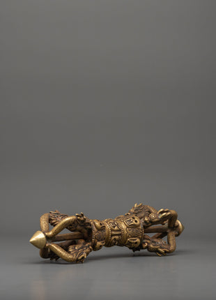 Tibetan Bronze Dorje Vajra | Sacred Symbol of Strength & Wisdom