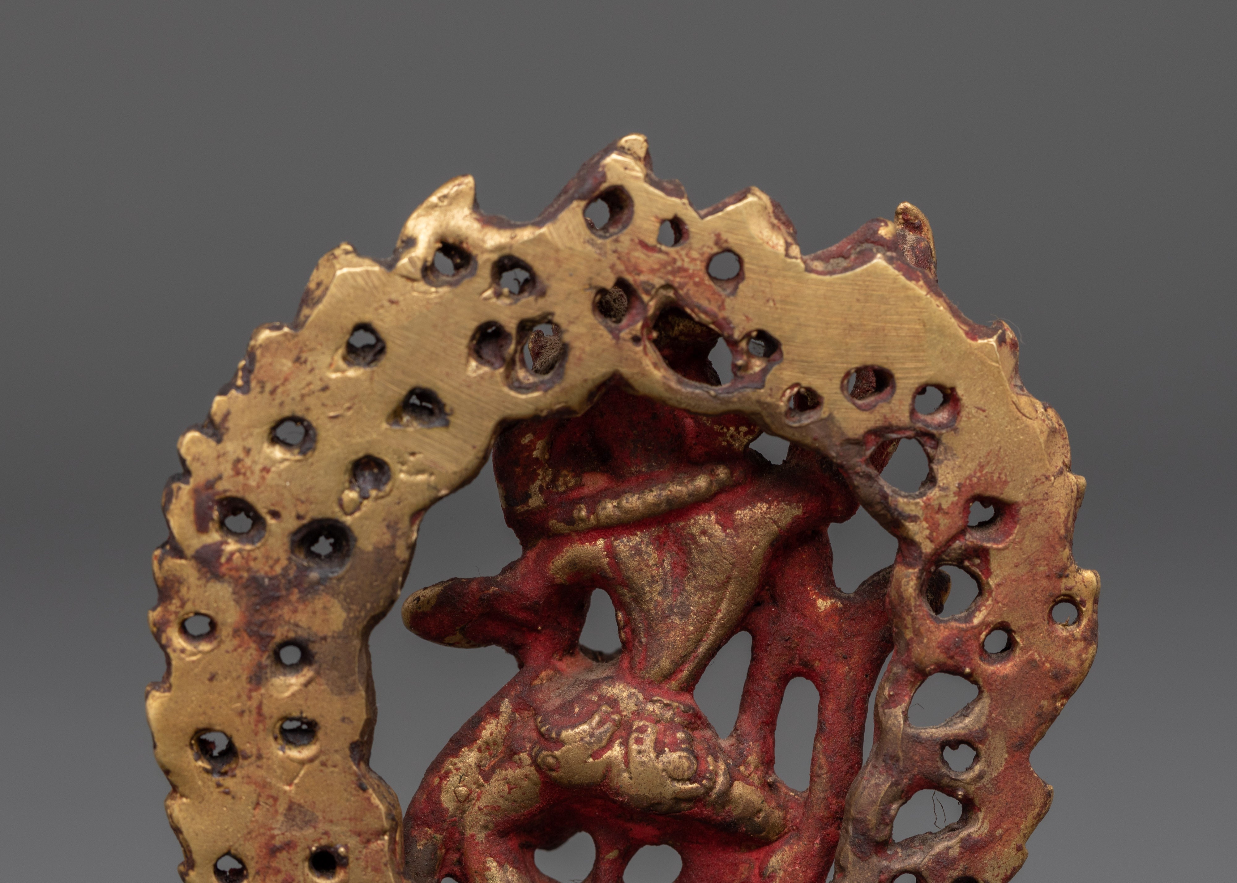 Vajrayogini Handcrafted Statue | Statue With Gold Plating for Altar