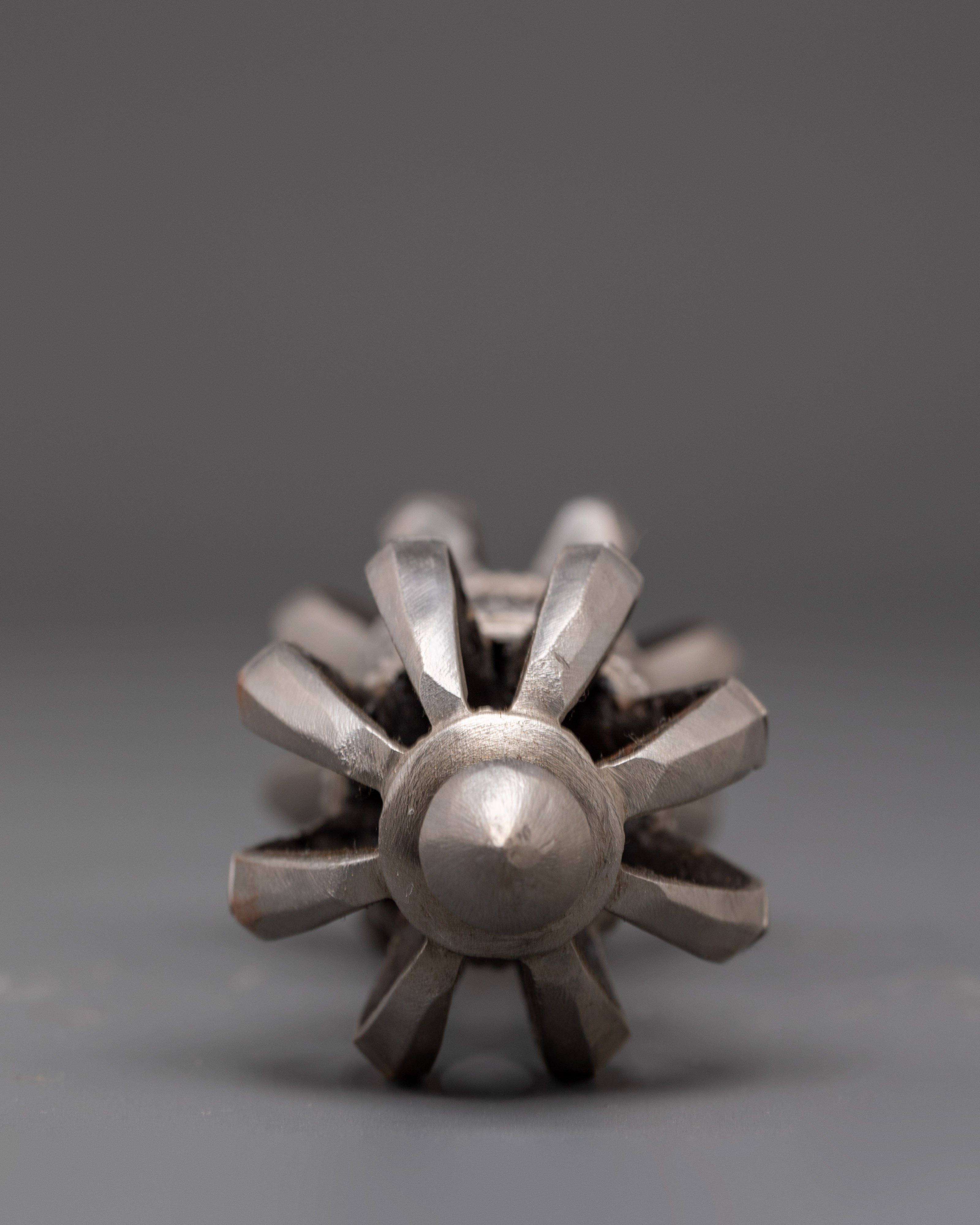 Handmade Iron Vajra for Buddhist Ritual | Sacred Vajra Tool for Meditation