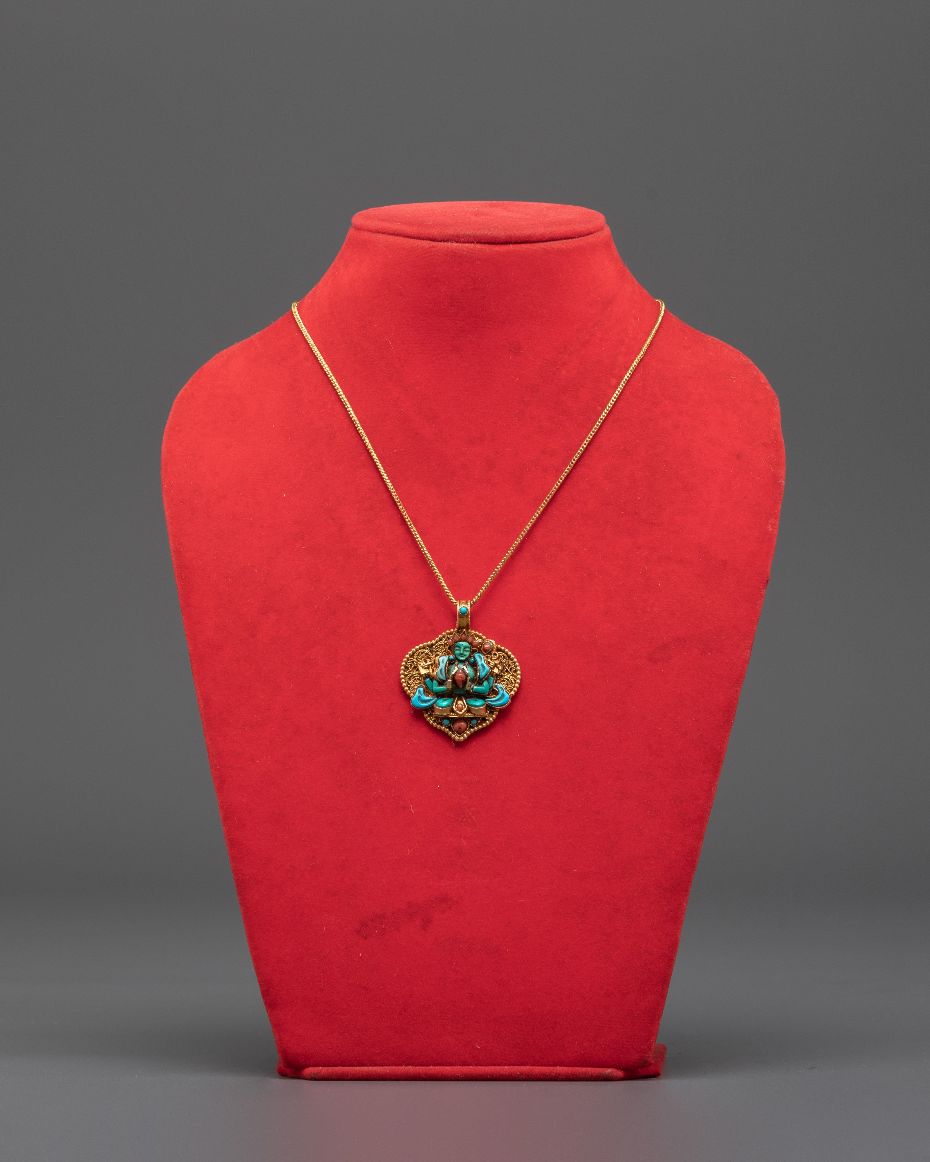 Chenrezig Silver Locket