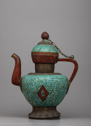 Gem Stone Tea Pot | Handmade Buddhist Pot