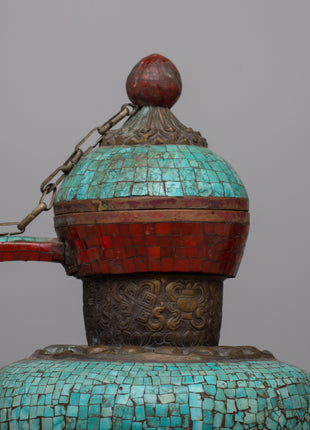 Gem Stone Tea Pot | Handmade Buddhist Pot