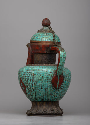 Gem Stone Tea Pot | Handmade Buddhist Pot