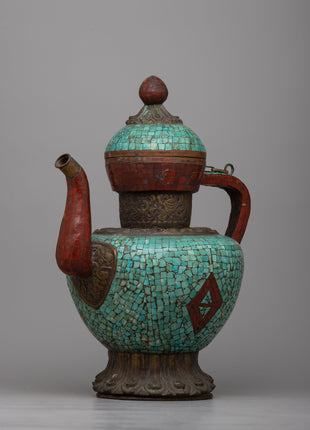 Gem Stone Tea Pot | Handmade Buddhist Pot