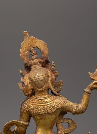 Bodhisattva Statue with Antique Finish | Altar and Shrine Craft