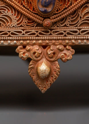 Copper & Gold-Plated Treasure Box | Handcrafted Keepsake Storage