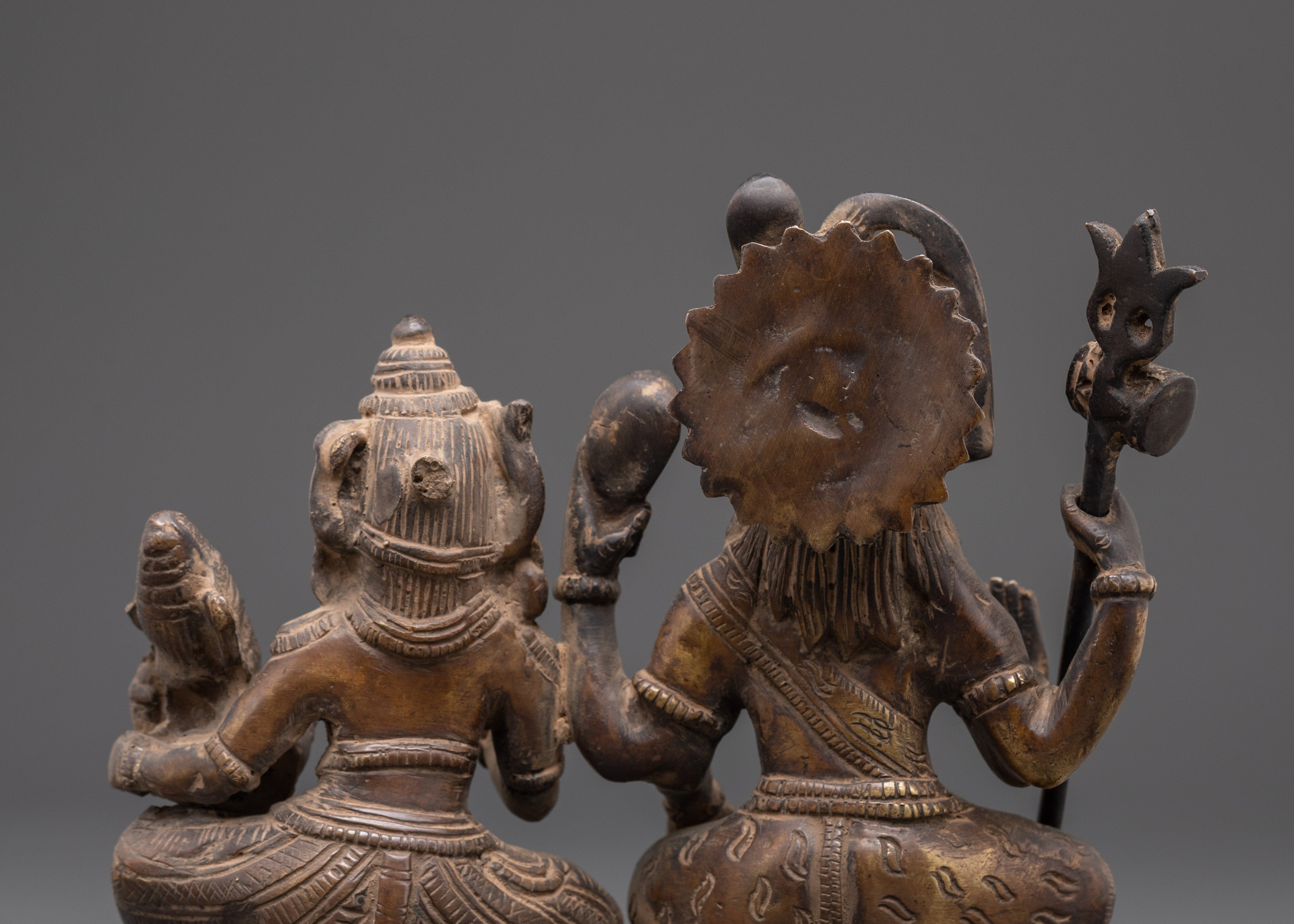 Handmade Shiva Family Statue | Lord Shiva, Parvati & Ganesha