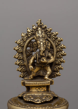 Decorative Panas Lamp Set (Pair) | Traditional Brass Lamps for Home and Temple Decor