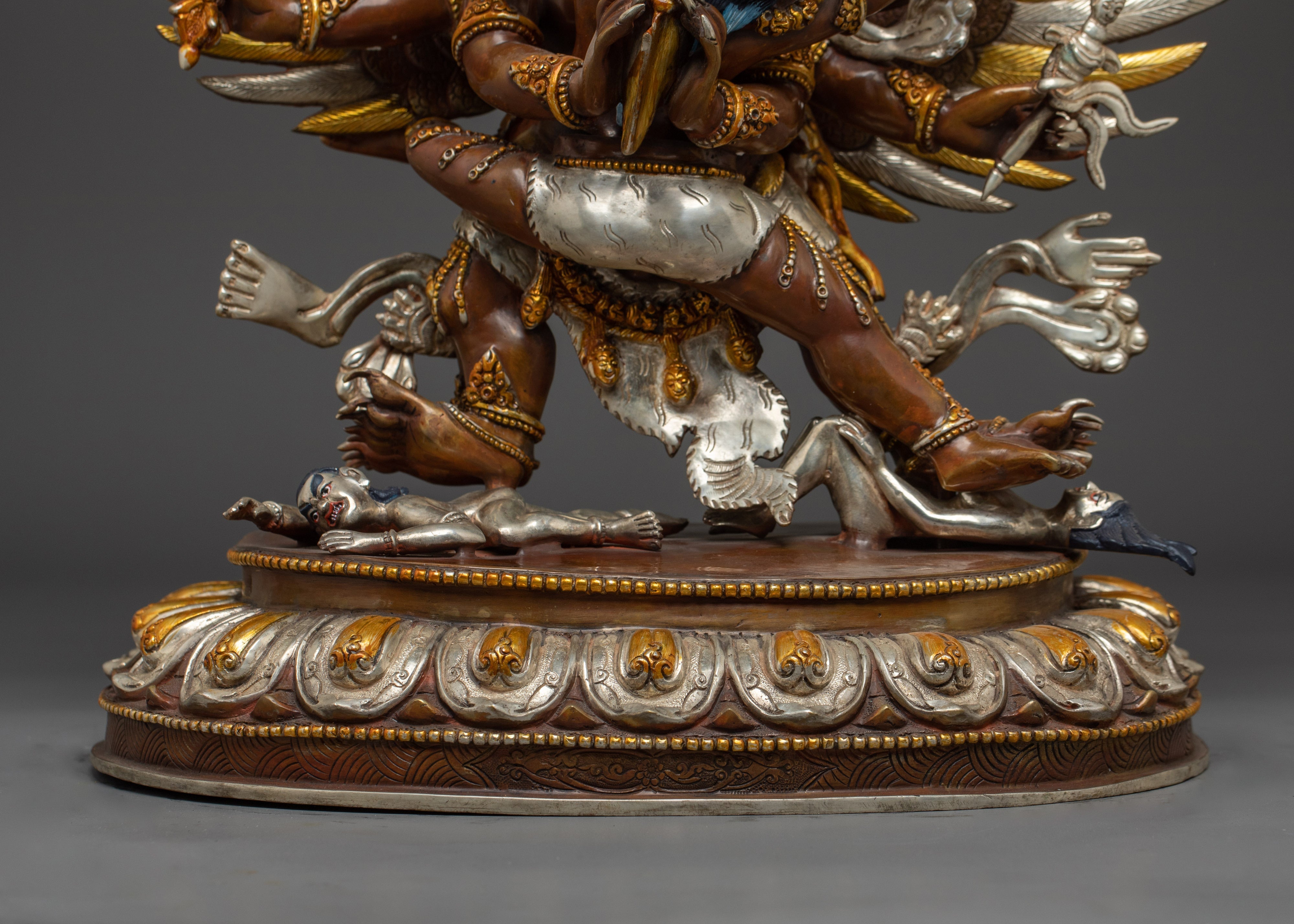 Tibetan Deity Vajrakilaya Statue | Wrathful Deity of Tibetan Buddhism