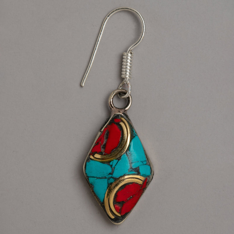 Earrings Turquoise Jewelry |  Jewelry Crafted with Artifical Turquoise Powder