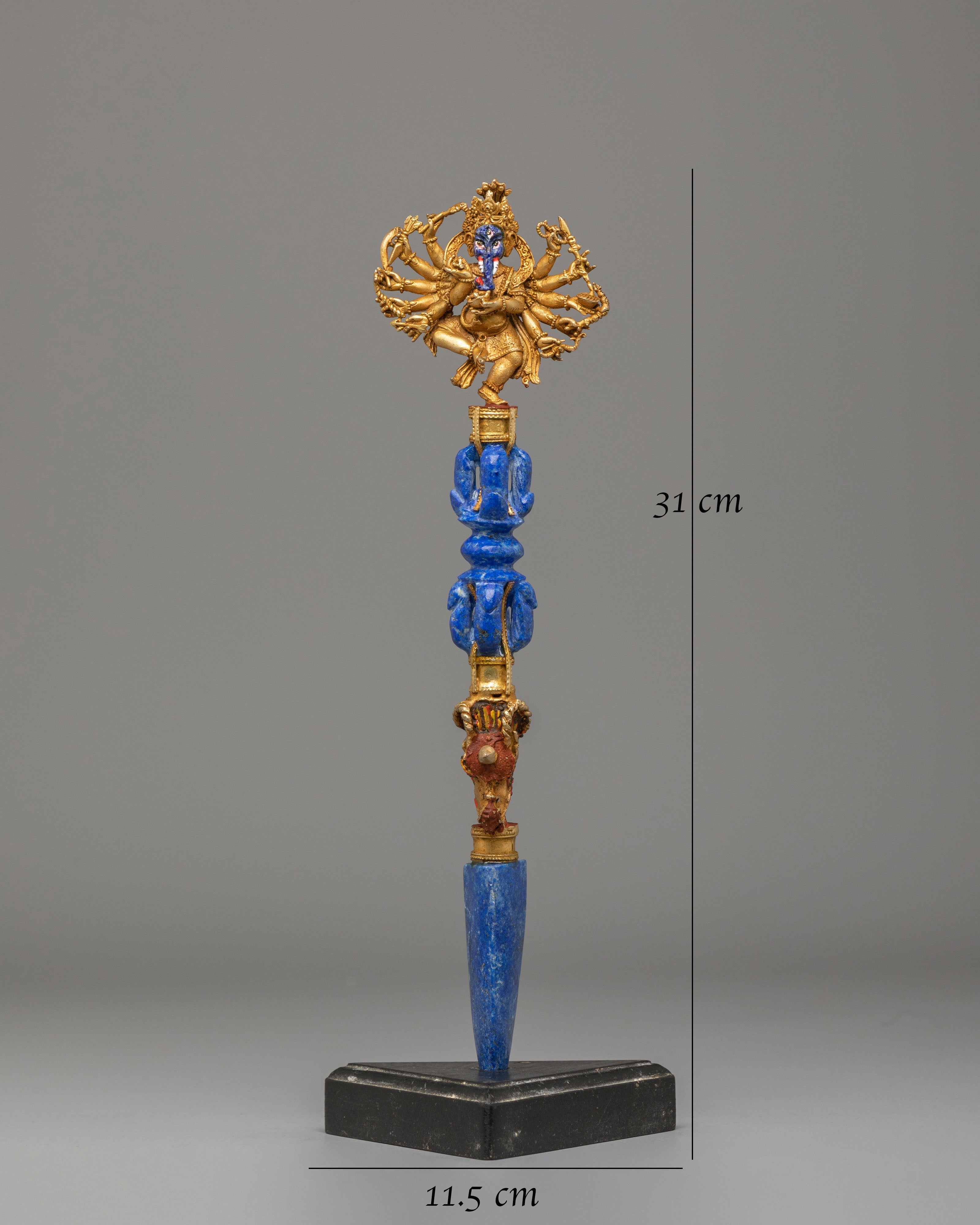 Sacred Maha Rakta Ganesh Phurba | Vajrayana Tantric Dagger