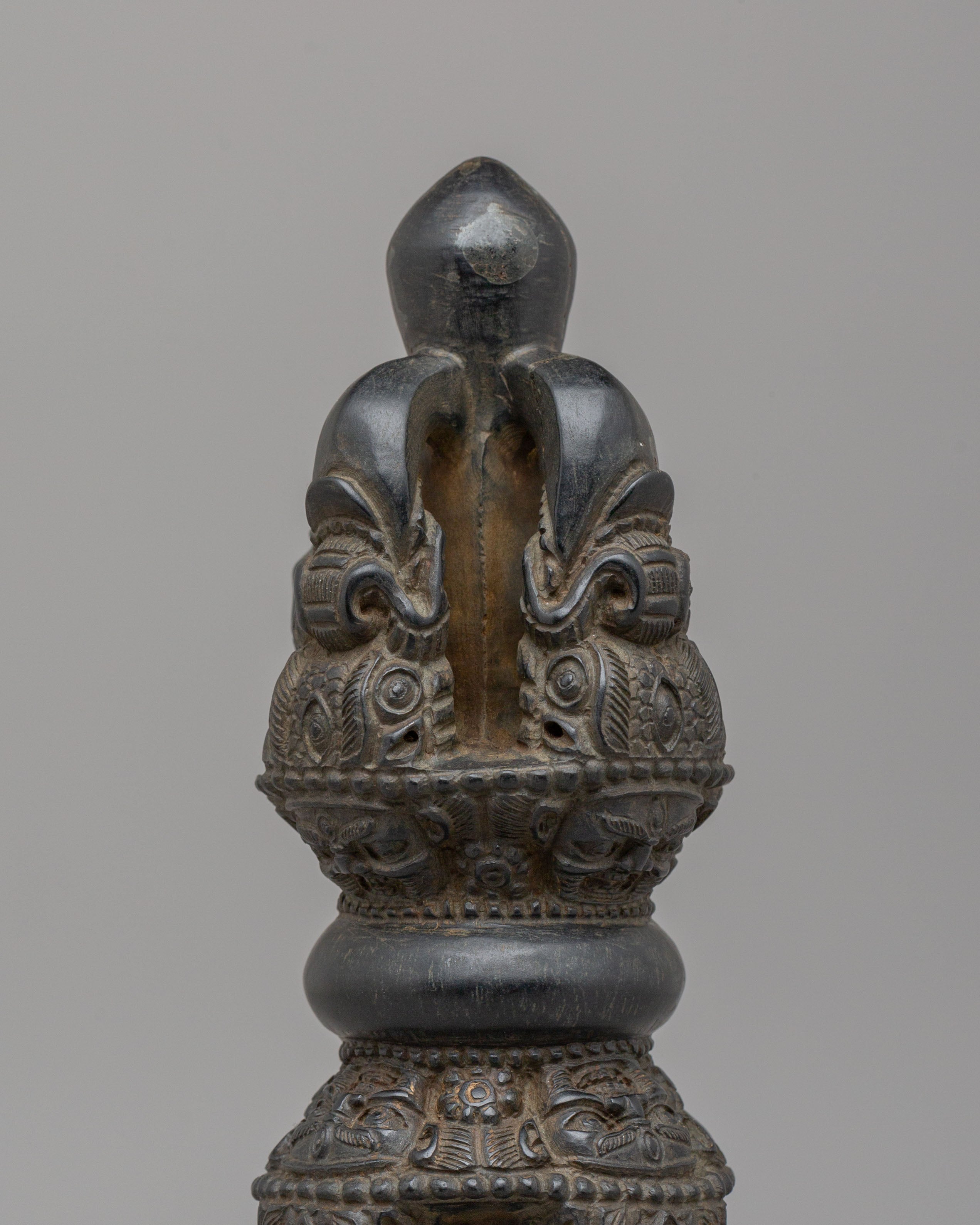 Vajrayana Dorje Ritual Tool | Handcarved Stone Ritual Object