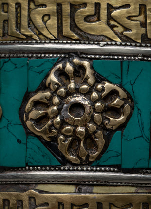 Auspicious Decor Prayer Wheel | Symbol of Spiritual Blessings and Positive Energy