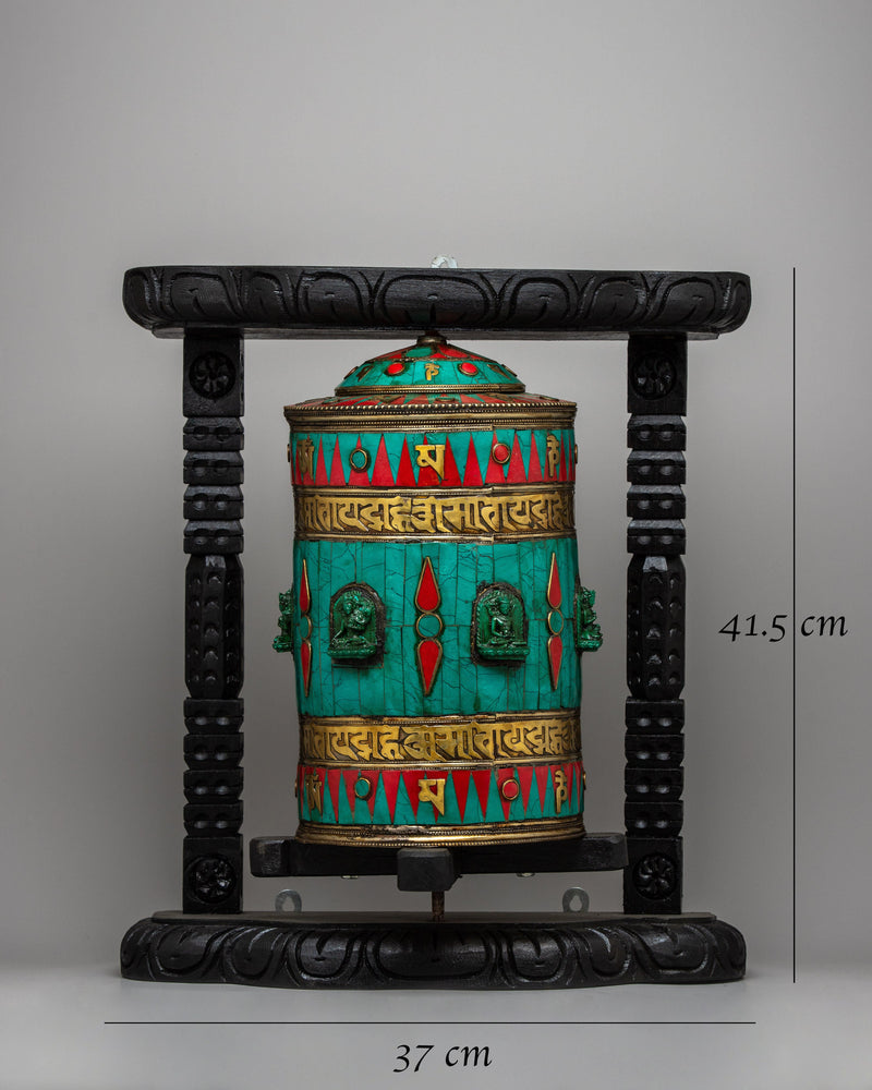 Buddhist Mani Prayer Wheel | Sacred Tool for Spinning Mantras and Invoking Blessings