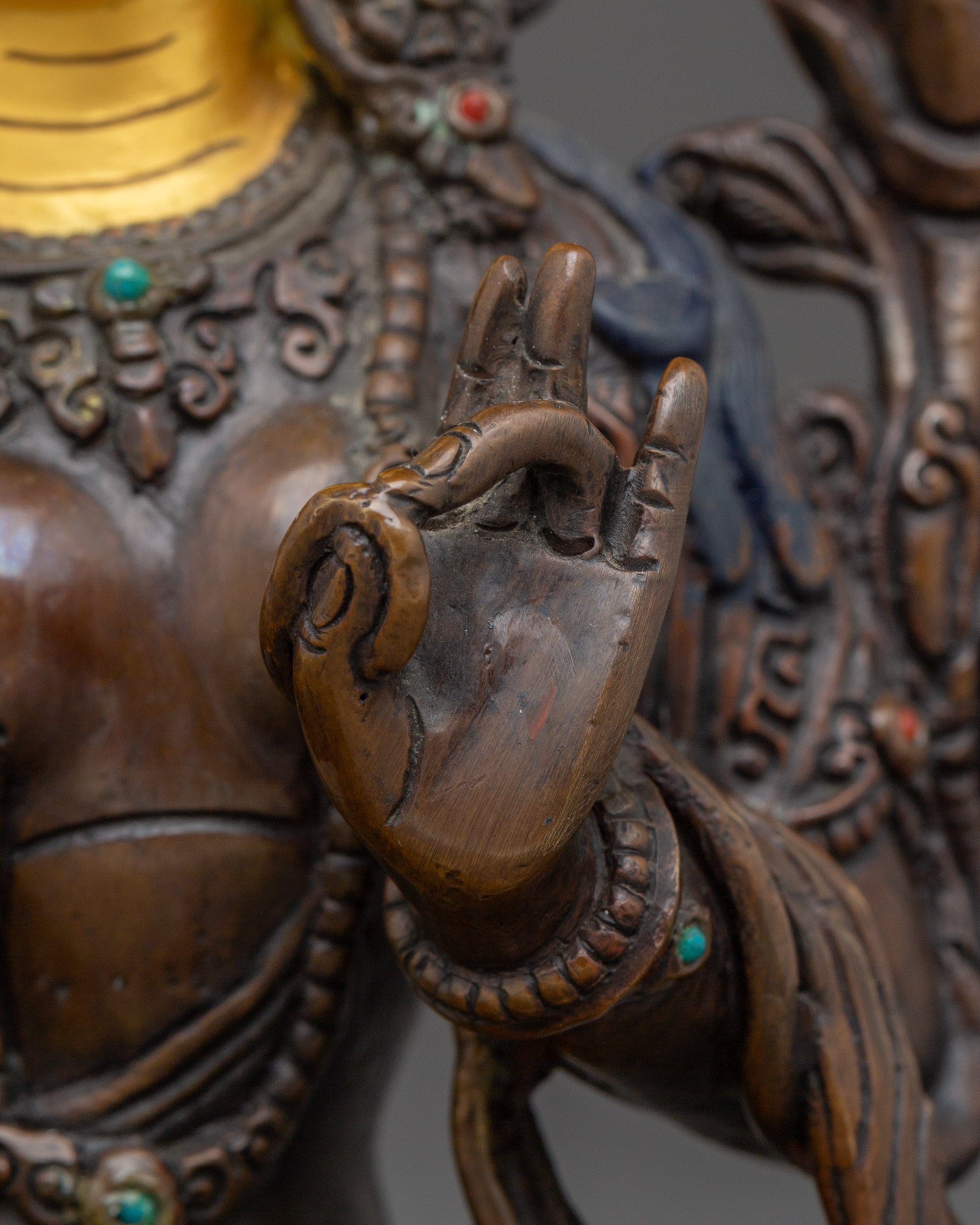 Statue of White Tara: Tibetan Healing Goddess