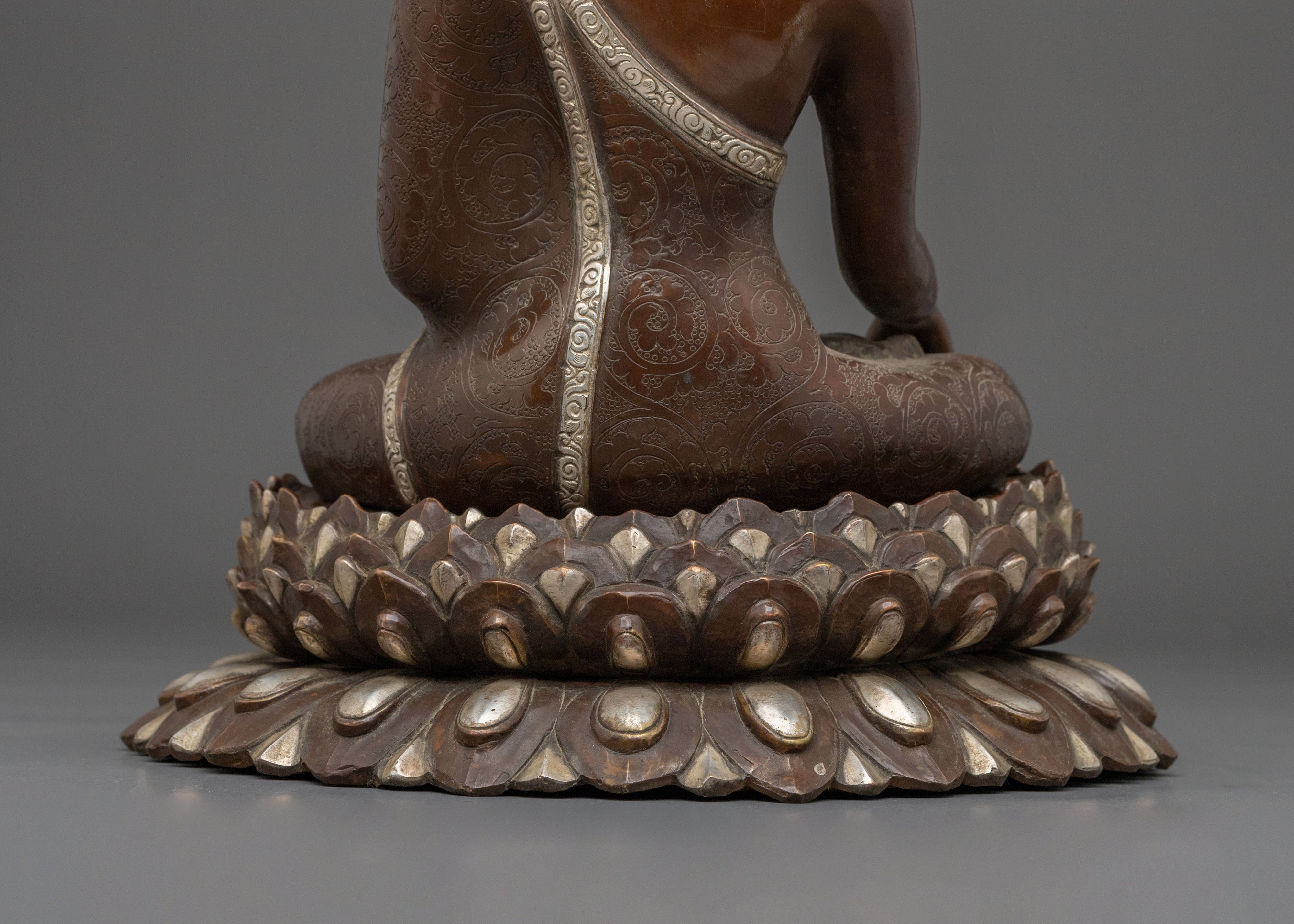 Shakyamuni Buddha Majestic Sculpture | Buddha of Enlightenment and Wisdom
