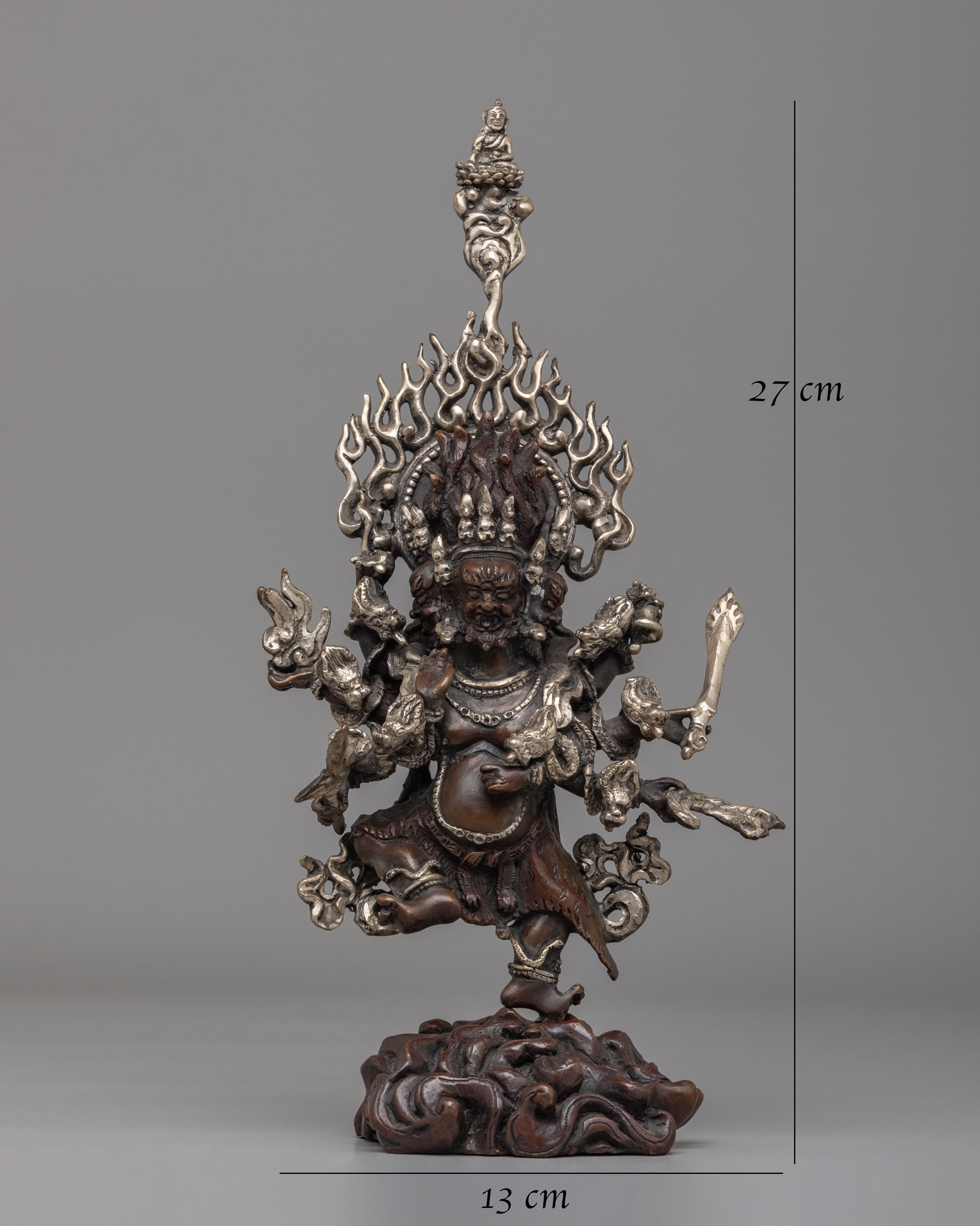 Uchusma Buddhist Protective Deity Statue | Tibetan Vajrayana Art