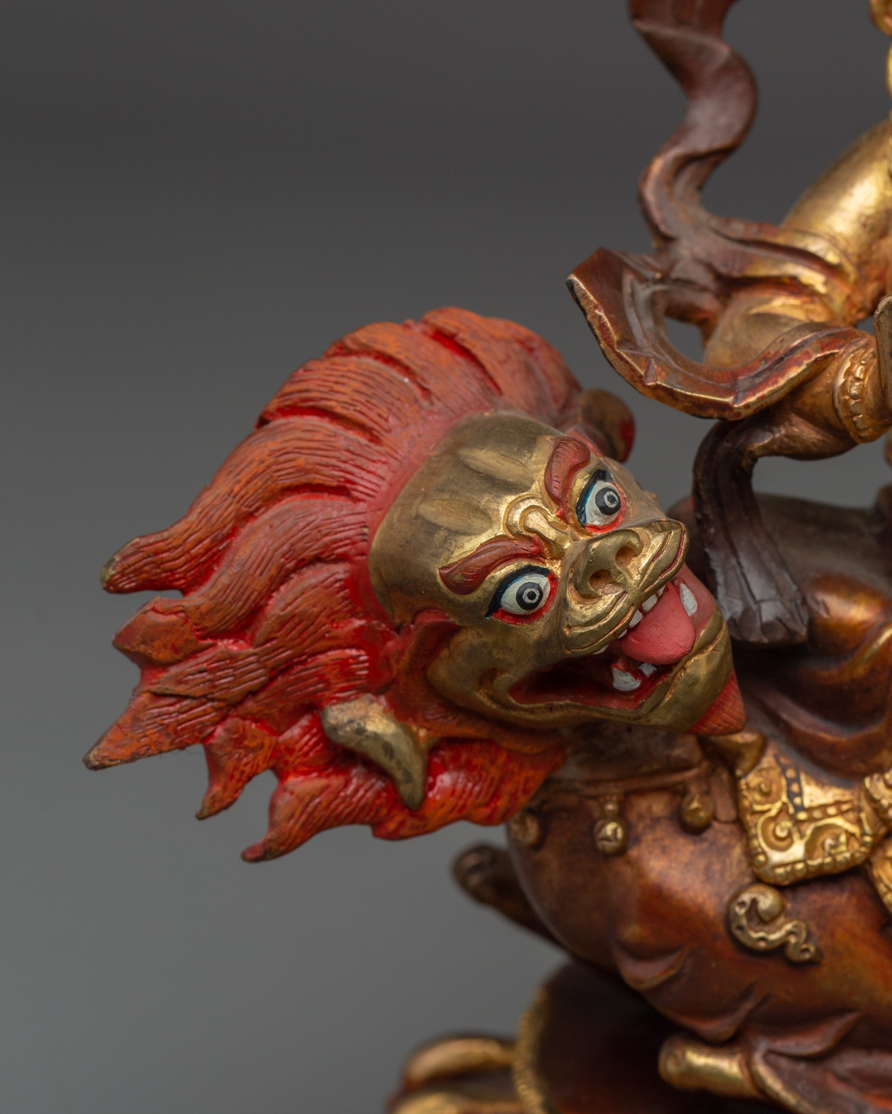 Gold-Plated Namtoshe | Tibetan Guardian of Wealth