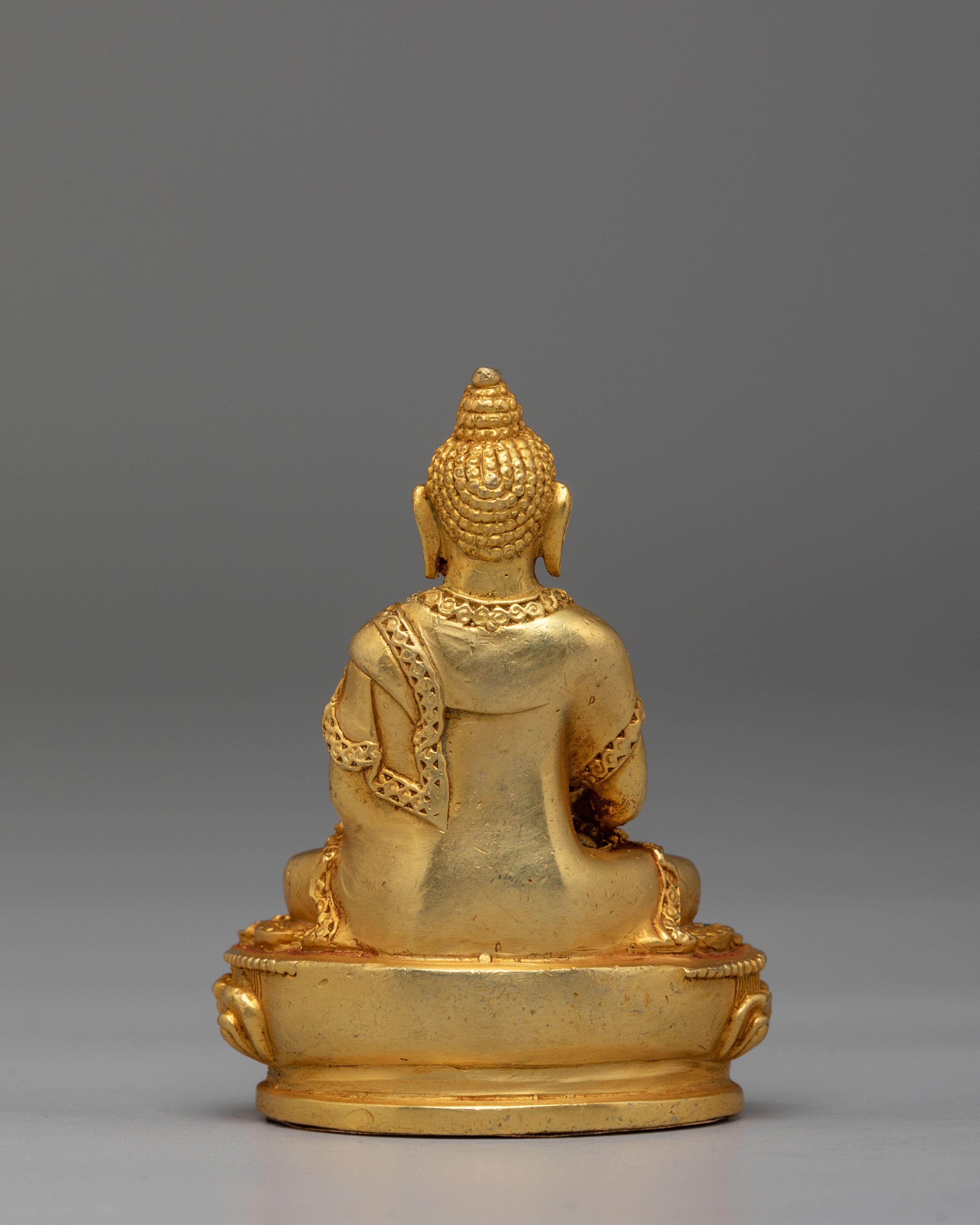 Handcrafted Two Buddha Set | Shakyamuni & Amitabha Buddha Figurines