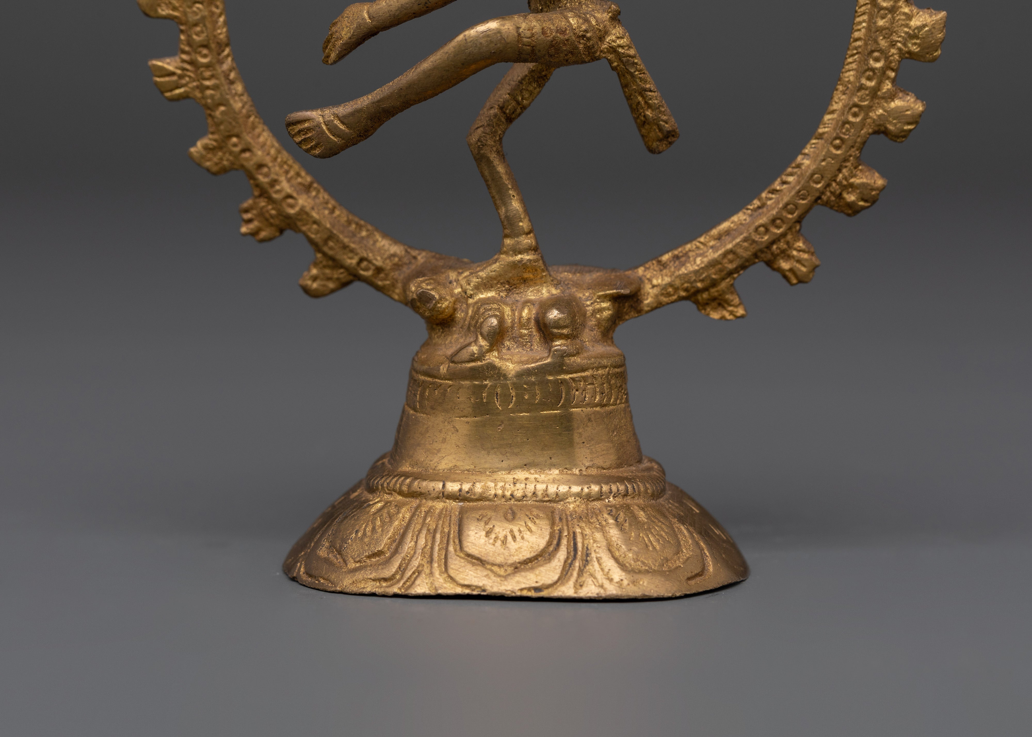 Nataraja in Cosmic Dance | Handcrafted Brass Shiva Figurine for Altar & Home Decor