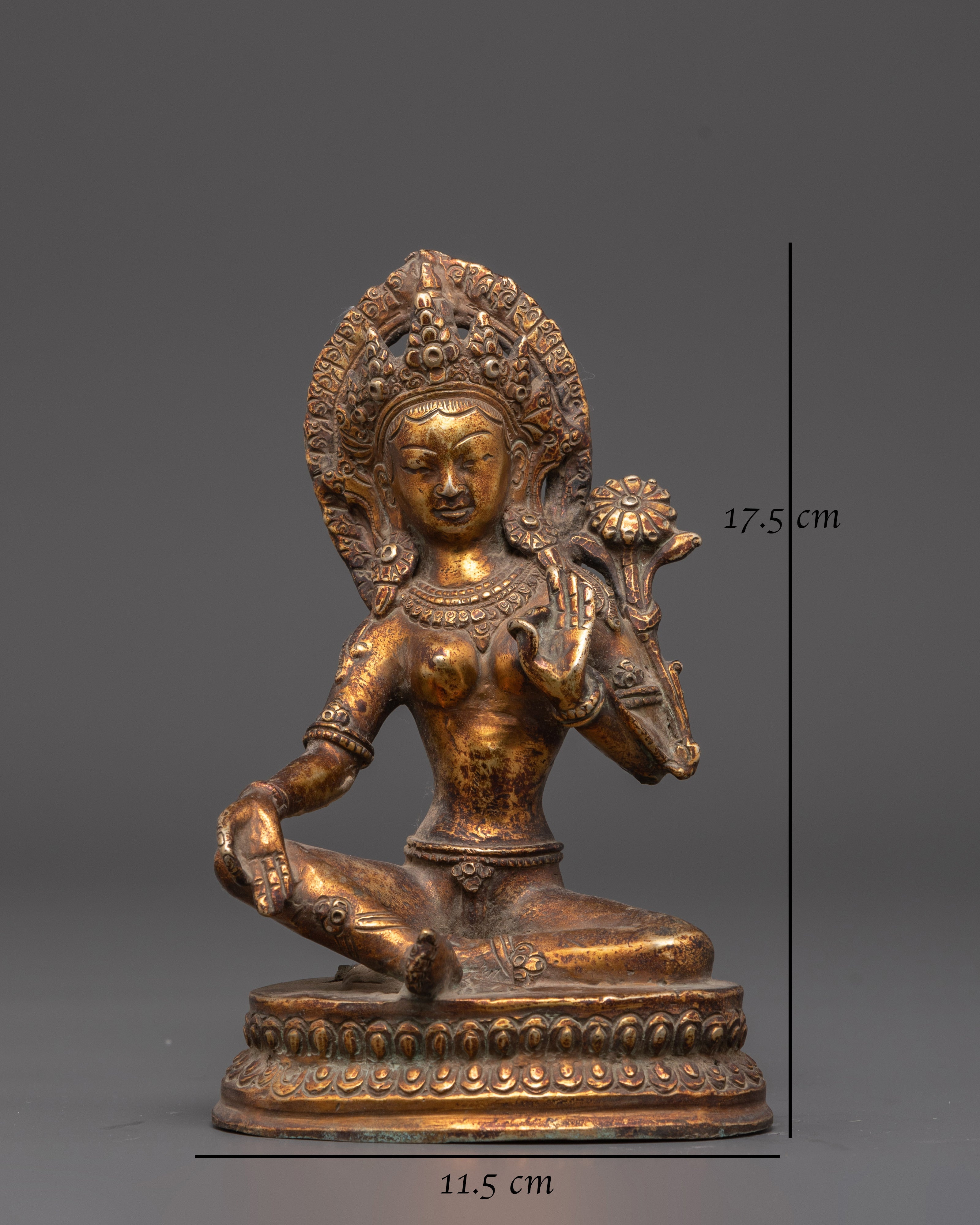 Green Tara Goddess Buddhism Statue | Embodiment of Compassion and Swift Protection