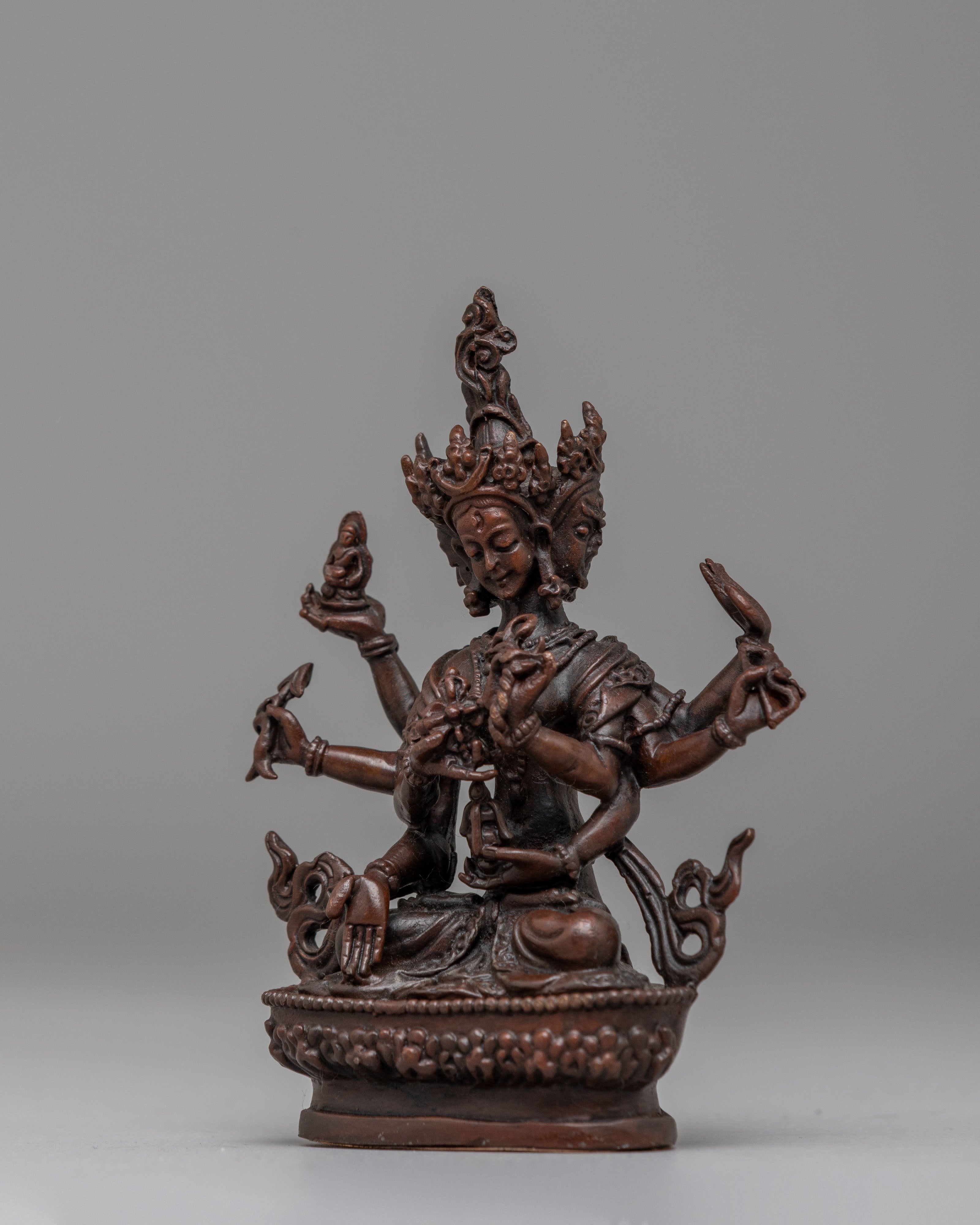 Meditation Namgyalma Longevity Statue | Tibetan Long Life Deity