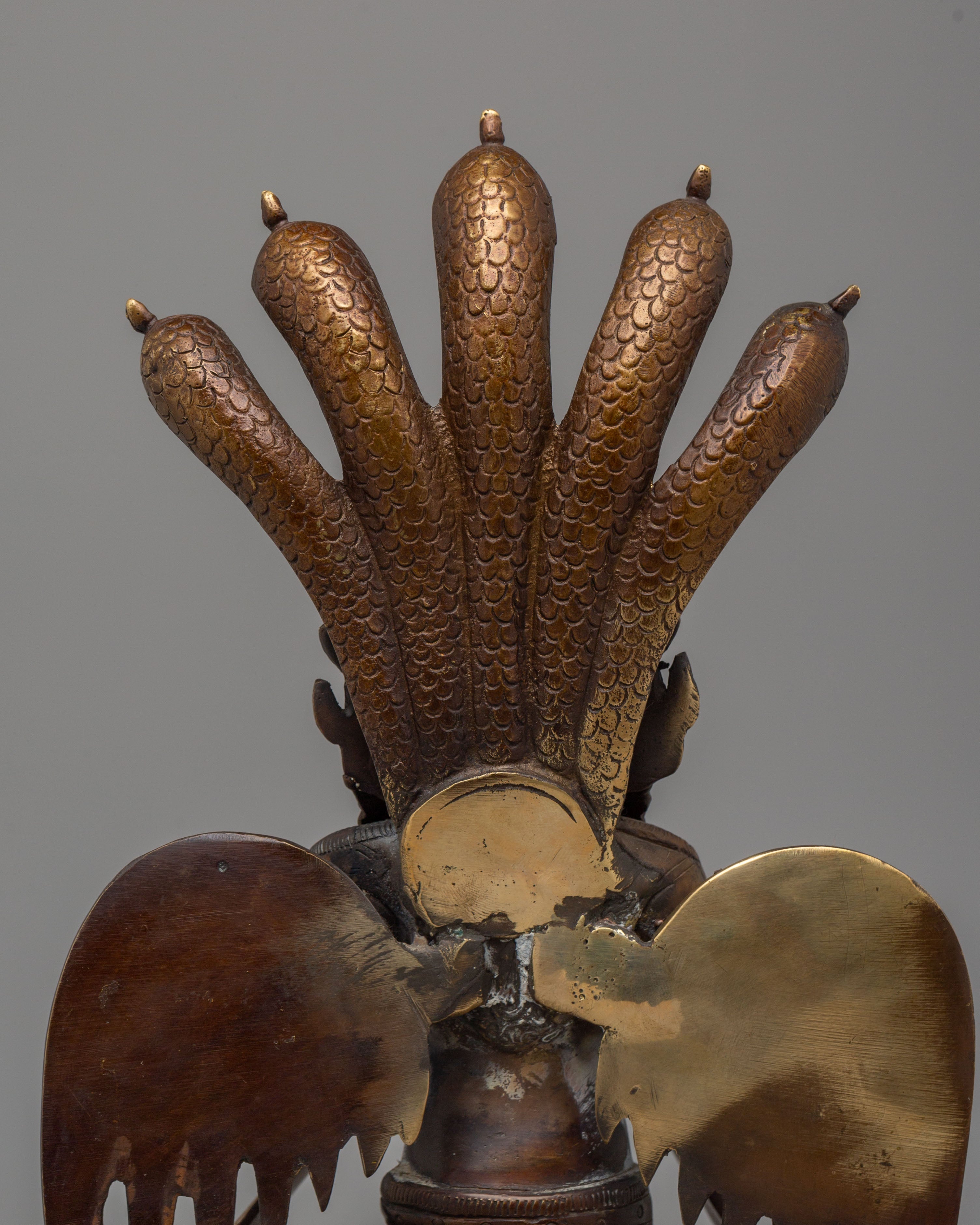 Traditional Nagkanya Statue | Handmade Brass Snake Goddess Figurine