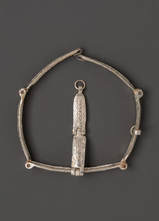 Traditional Tibetan Belt | Silver-Plated White Metal
